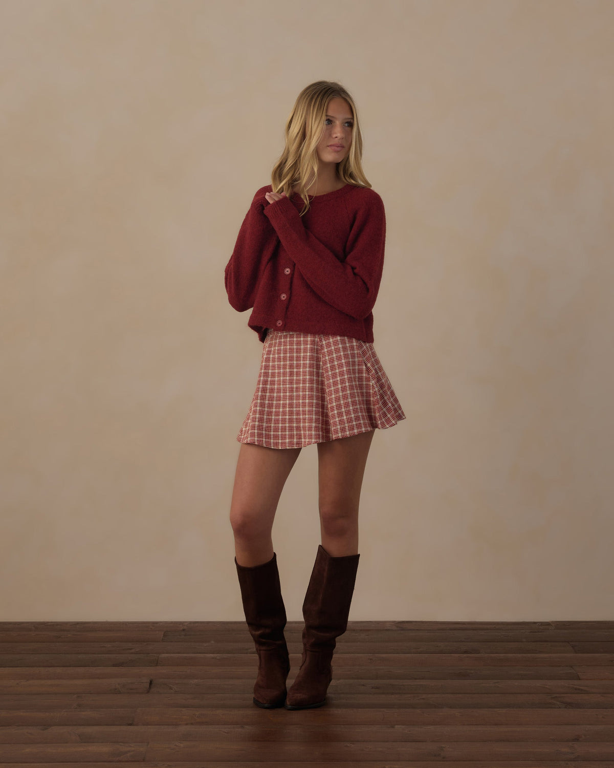 Teen Fuzzy Cardigan Ruby - Rylee + Cru | Kids Clothes | Trendy Baby Clothes | Modern Infant Outfits |
