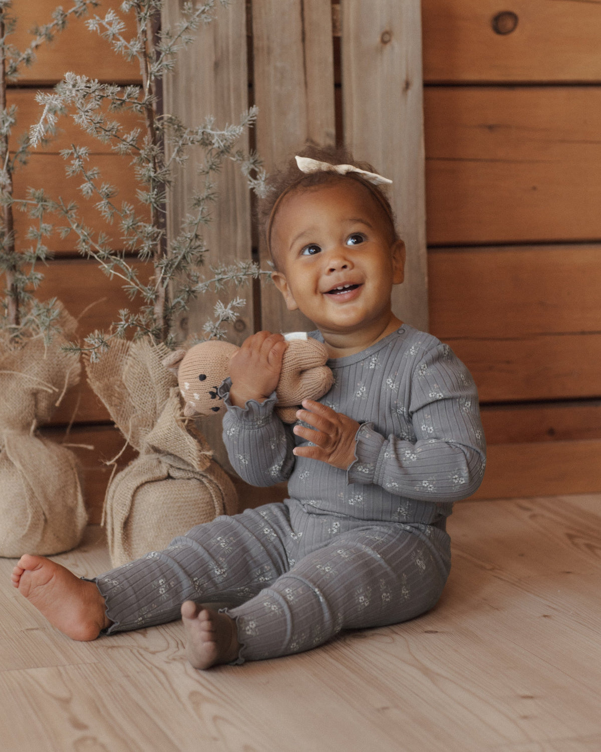 Legging Slate Bloom - Rylee + Cru | Kids Clothes | Trendy Baby Clothes | Modern Infant Outfits |