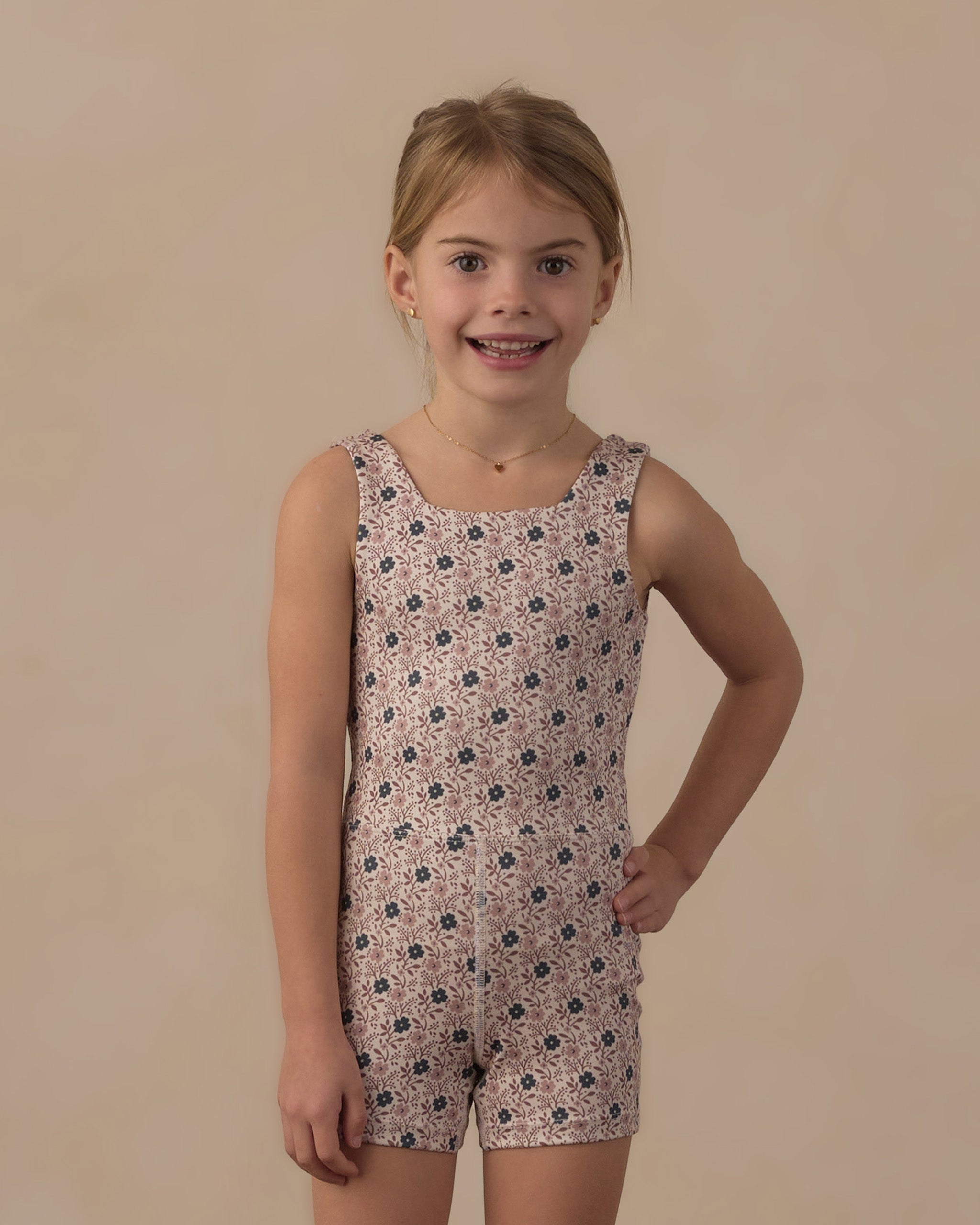 Malibu Bodysuit Blue Primrose - Rylee + Cru | Kids Clothes | Trendy Baby Clothes | Modern Infant Outfits |