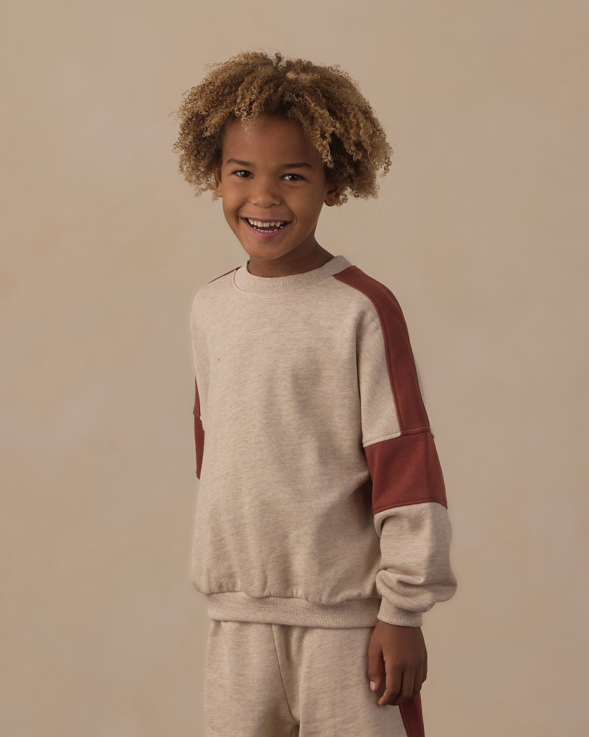 Rylan Sweatshirt Heathered Ash - Rylee + Cru | Kids Clothes | Trendy Baby Clothes | Modern Infant Outfits |