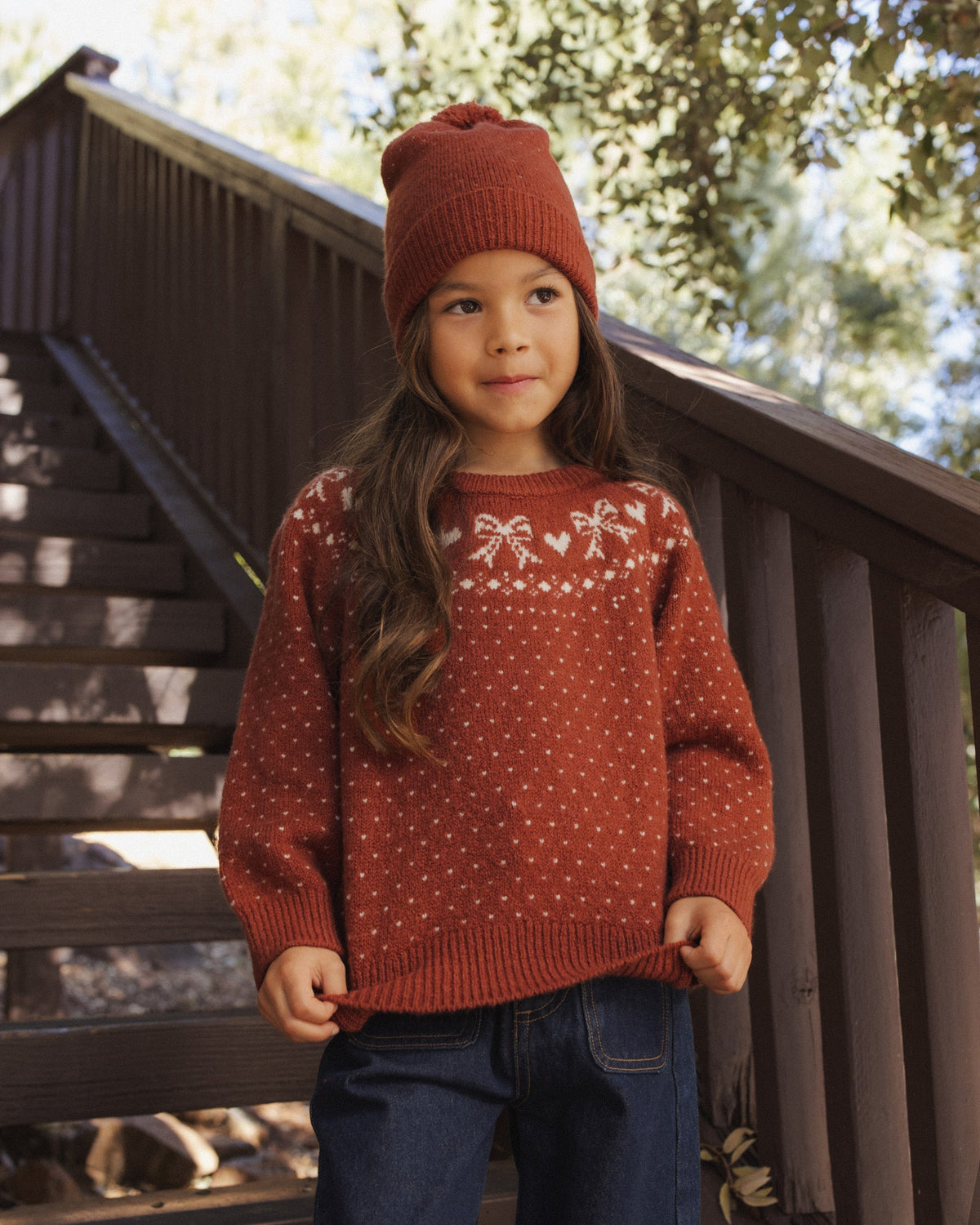 Beanie Ruby Birdseye - Rylee + Cru | Kids Clothes | Trendy Baby Clothes | Modern Infant Outfits |