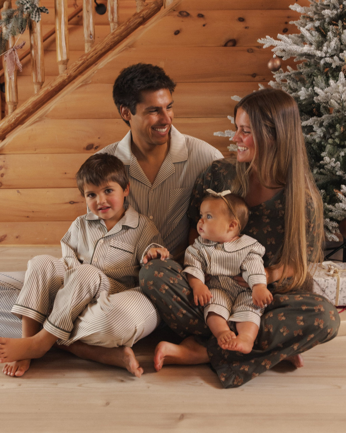 Men's Pajama Pant Evergreen Stripe - Rylee + Cru | Kids Clothes | Trendy Baby Clothes | Modern Infant Outfits |