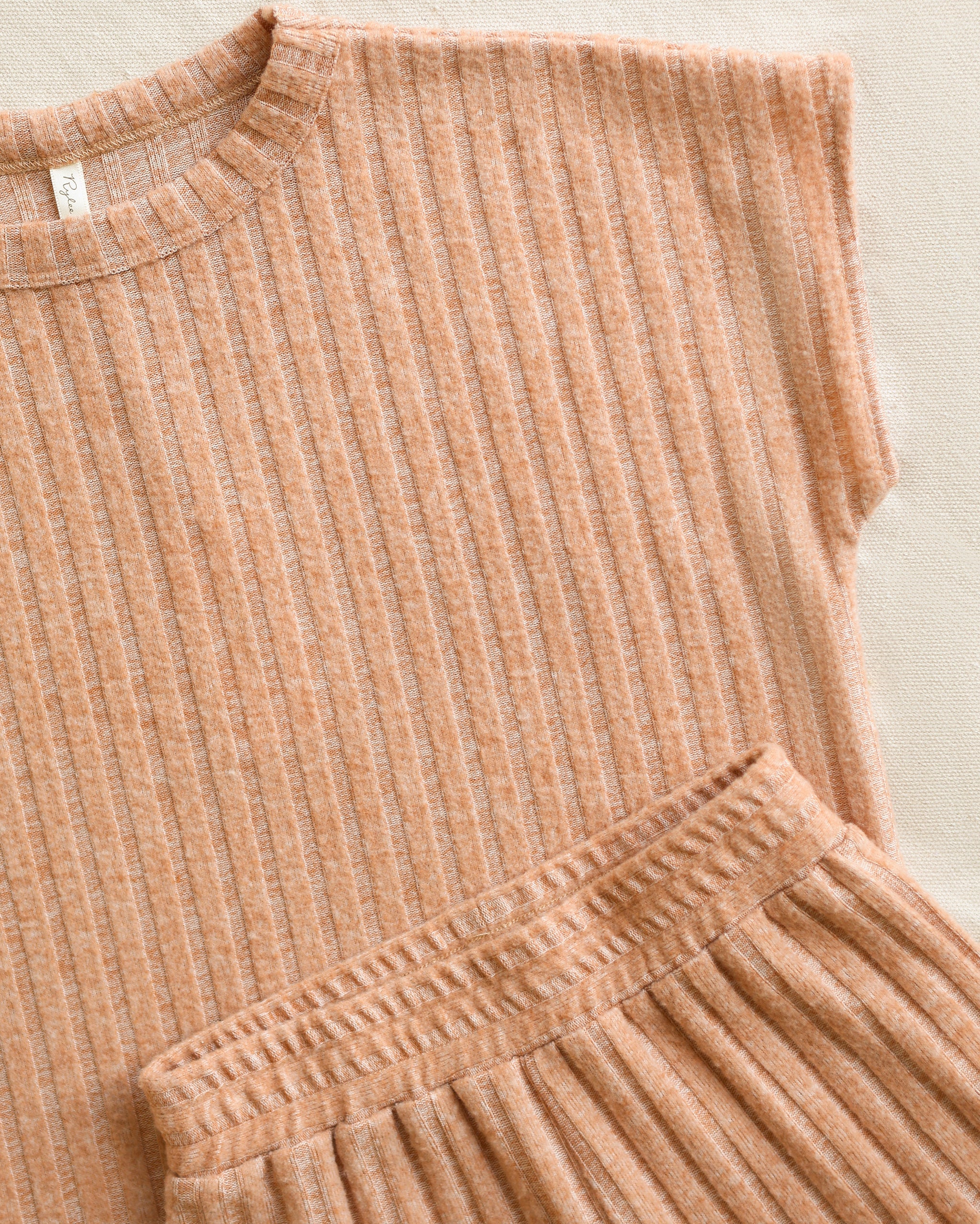 Cozy Rib Knit Set || Grapefruit