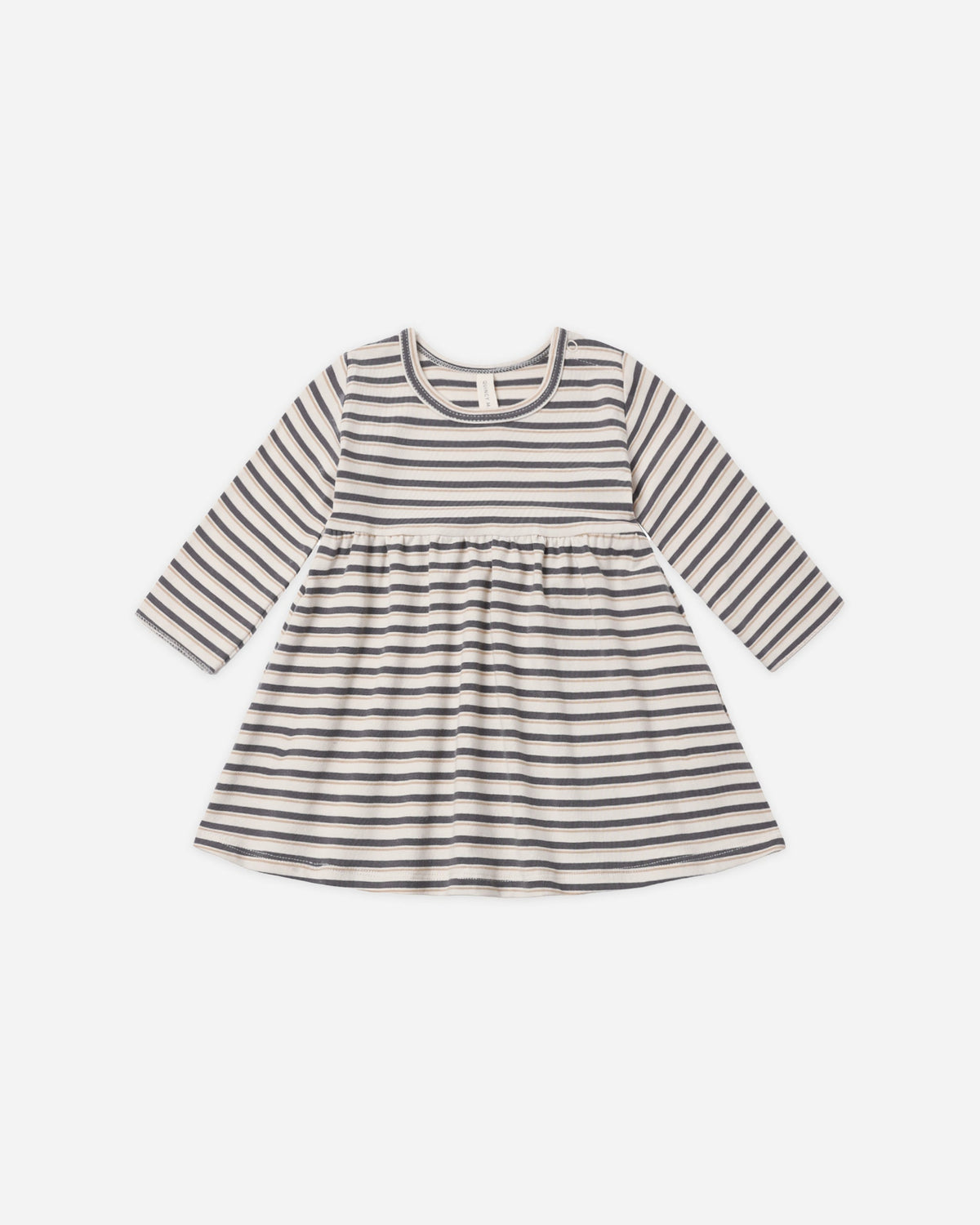 Long Sleeve Baby Dress Vintage Stripe - Rylee + Cru | Kids Clothes | Trendy Baby Clothes | Modern Infant Outfits |