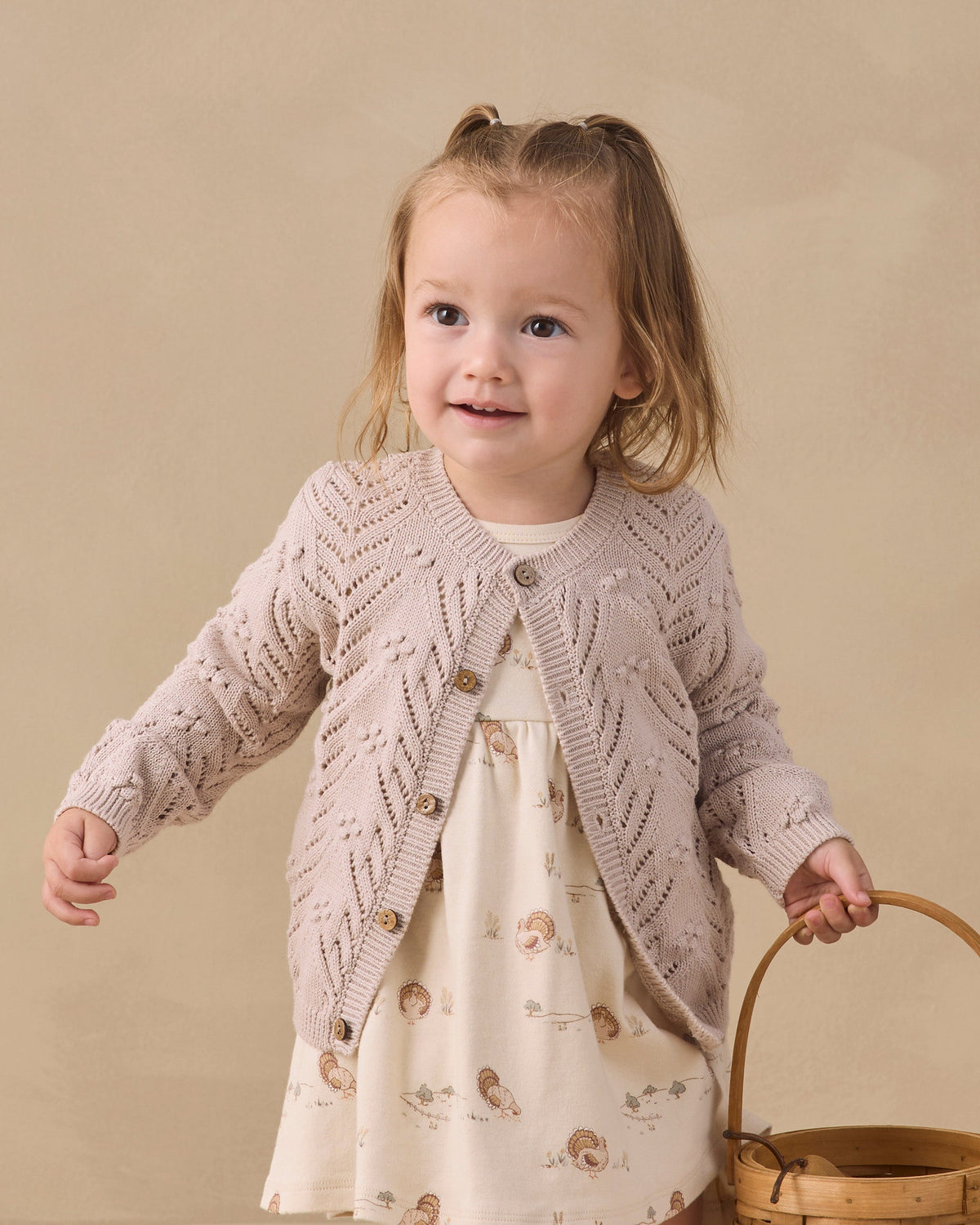 Knit Cardigan Lilac Mist - Rylee + Cru | Kids Clothes | Trendy Baby Clothes | Modern Infant Outfits |
