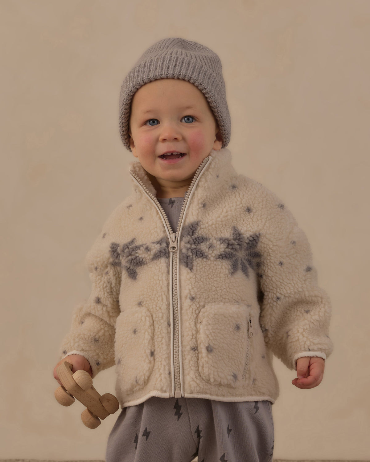 Beanie Dusty Blue - Rylee + Cru | Kids Clothes | Trendy Baby Clothes | Modern Infant Outfits |