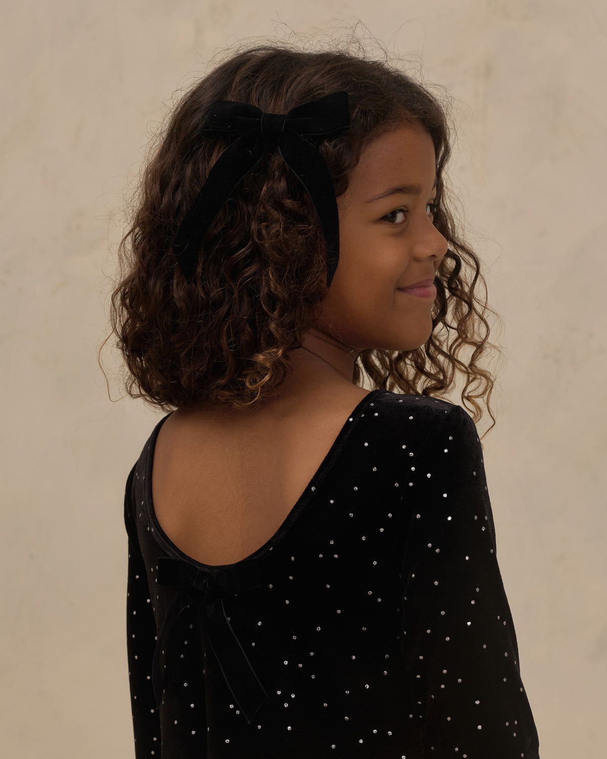 Penny Dress Black Rhinestone