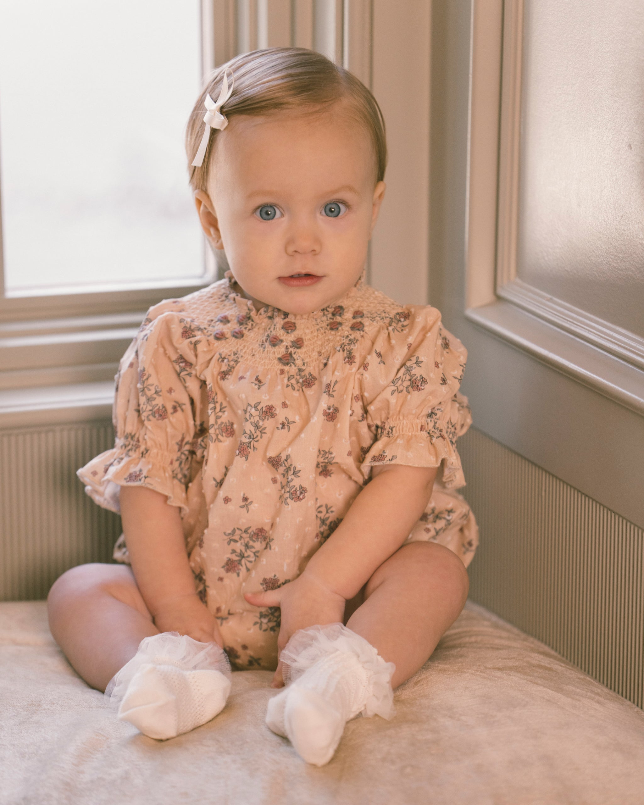 Maddie Romper French Floral - Rylee + Cru | Kids Clothes | Trendy Baby Clothes | Modern Infant Outfits |