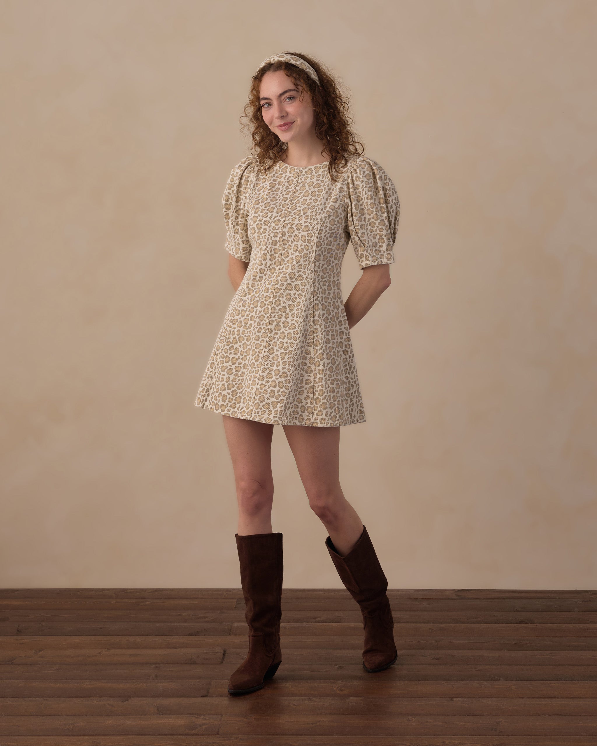 Women's Levi Mini Dress Leopard - Rylee + Cru | Kids Clothes | Trendy Baby Clothes | Modern Infant Outfits |