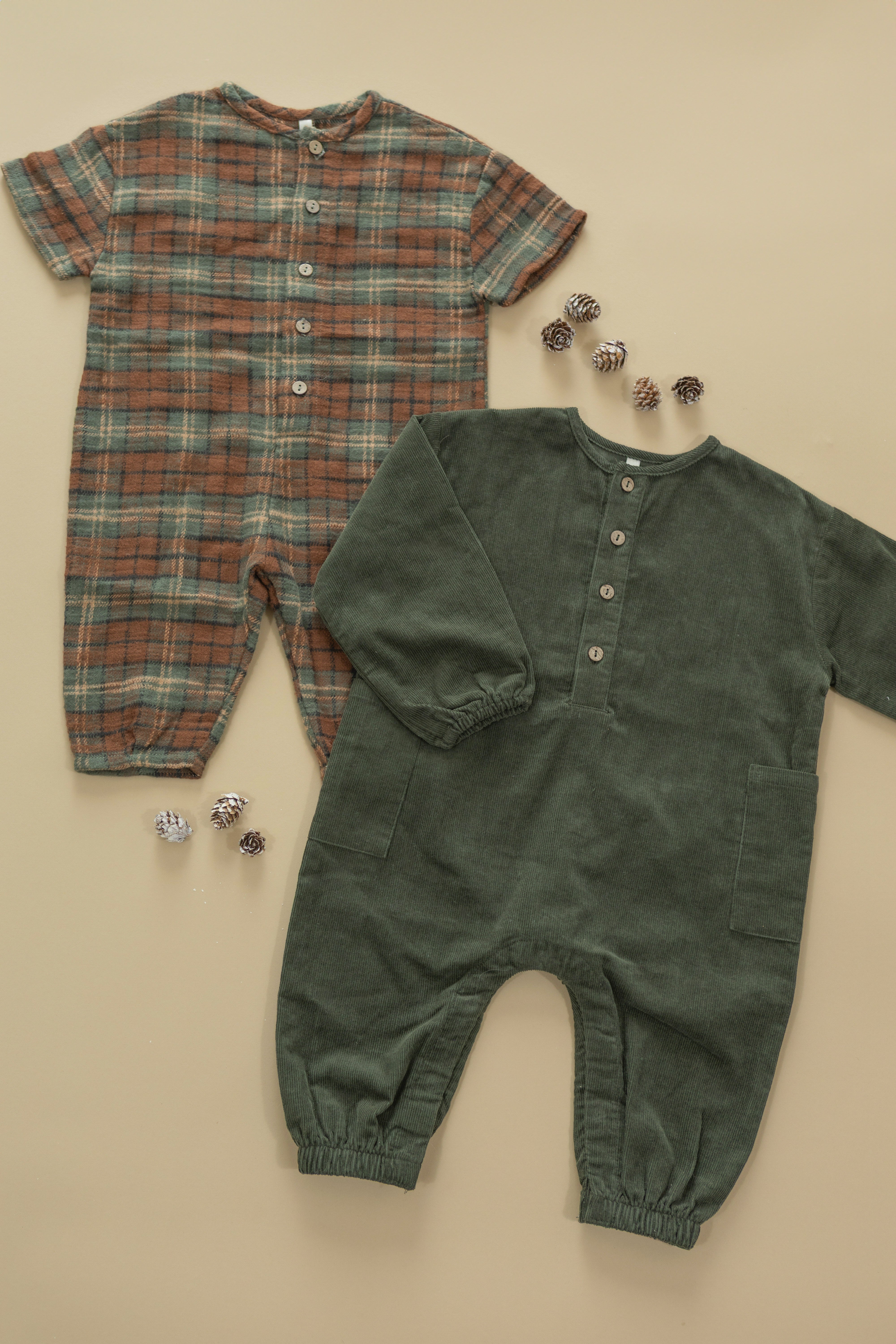 Relaxed Woven Jumpsuit || Evergreen