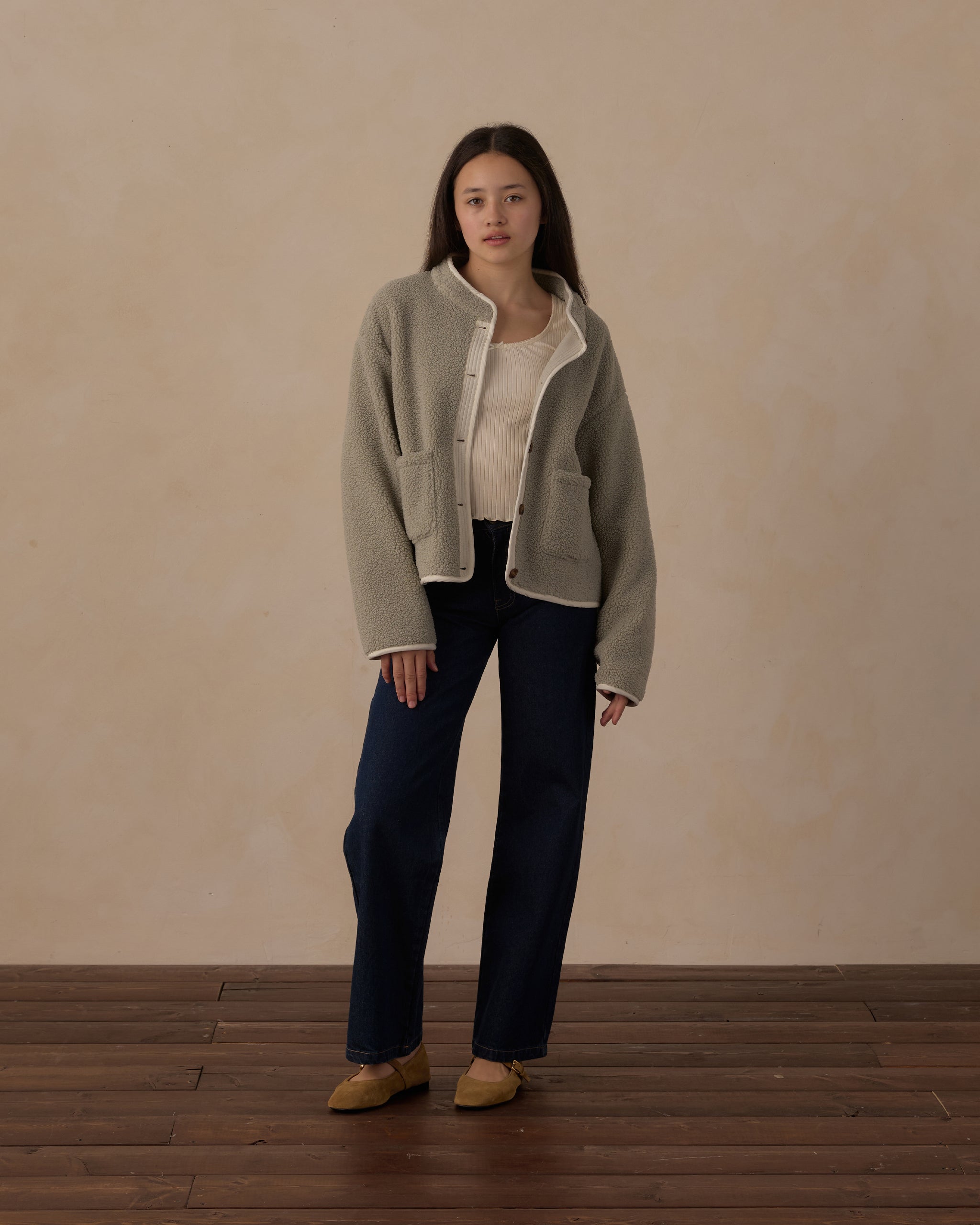 Teen Chalet Jacket Sage - Rylee + Cru | Kids Clothes | Trendy Baby Clothes | Modern Infant Outfits |