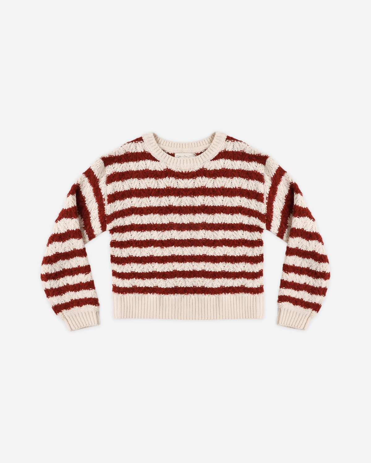 Aspen Sweater Ruby Stripe - Rylee + Cru | Kids Clothes | Trendy Baby Clothes | Modern Infant Outfits |