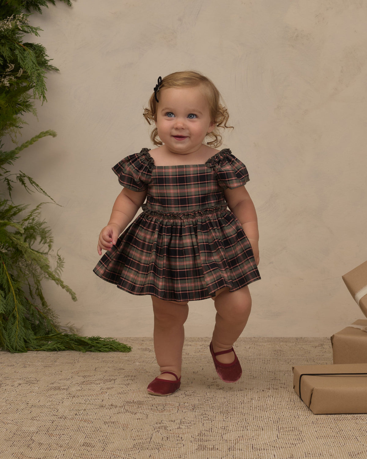 Margot Romper Tartan