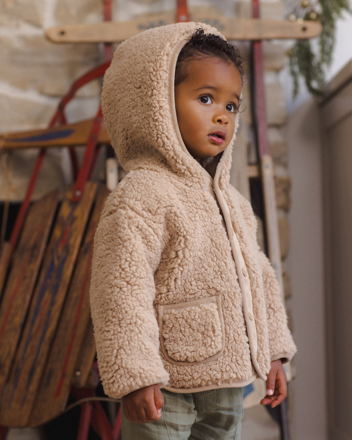 Winter Jacket Latte - Rylee + Cru | Kids Clothes | Trendy Baby Clothes | Modern Infant Outfits |