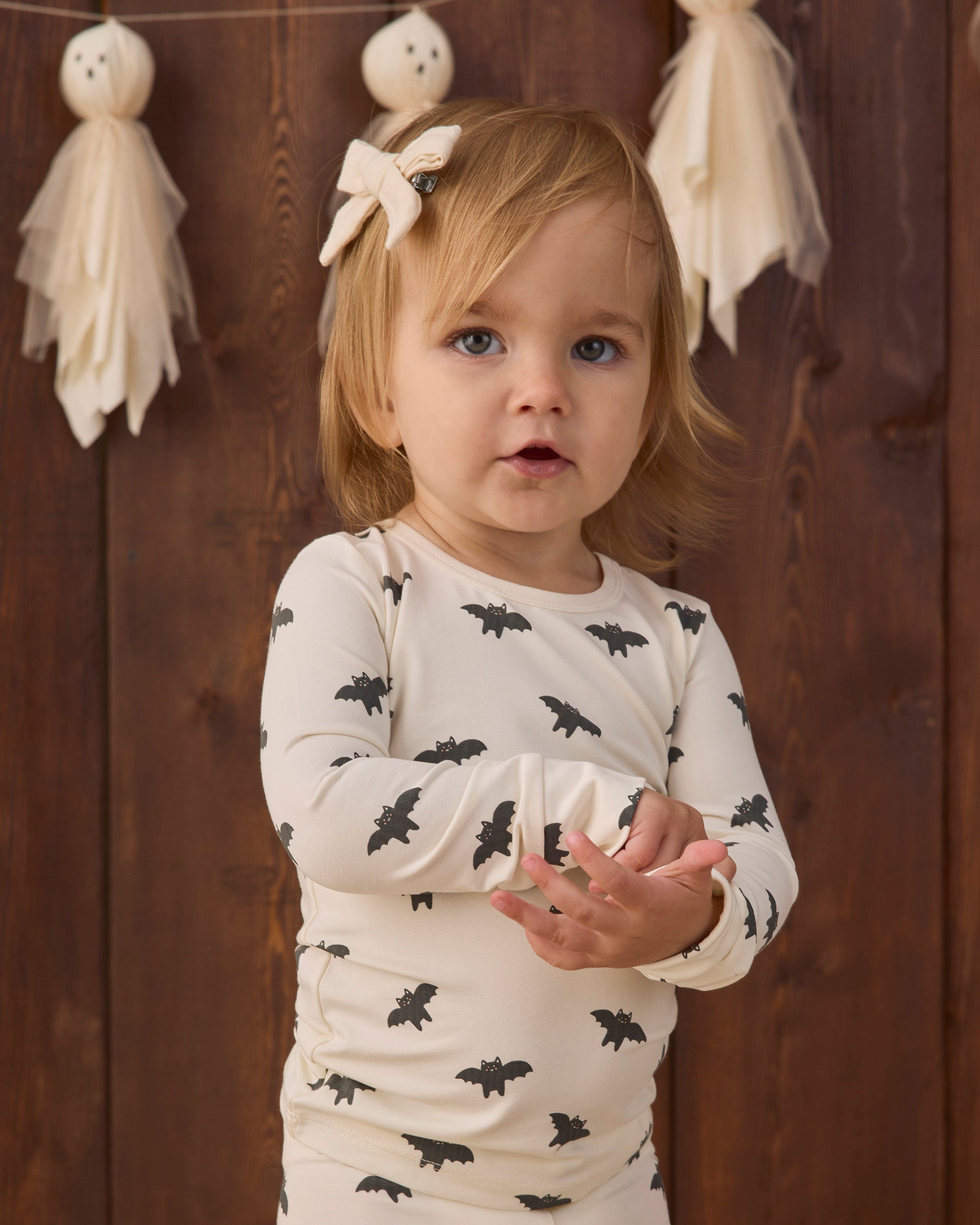 Bamboo Pajama Set Bats - Rylee + Cru | Kids Clothes | Trendy Baby Clothes | Modern Infant Outfits |