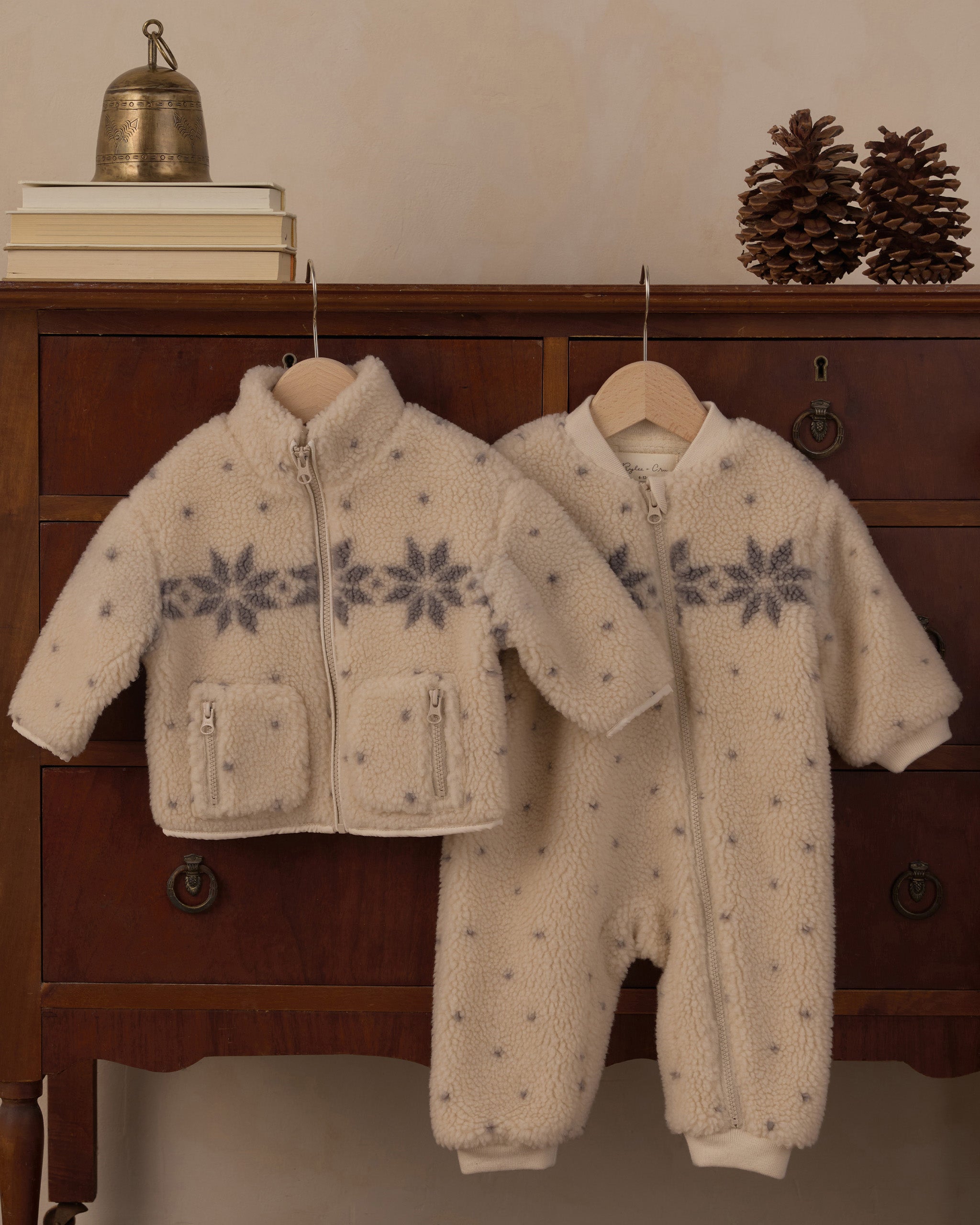 Felix Jacket Natural Fair Isle - Rylee + Cru | Kids Clothes | Trendy Baby Clothes | Modern Infant Outfits |