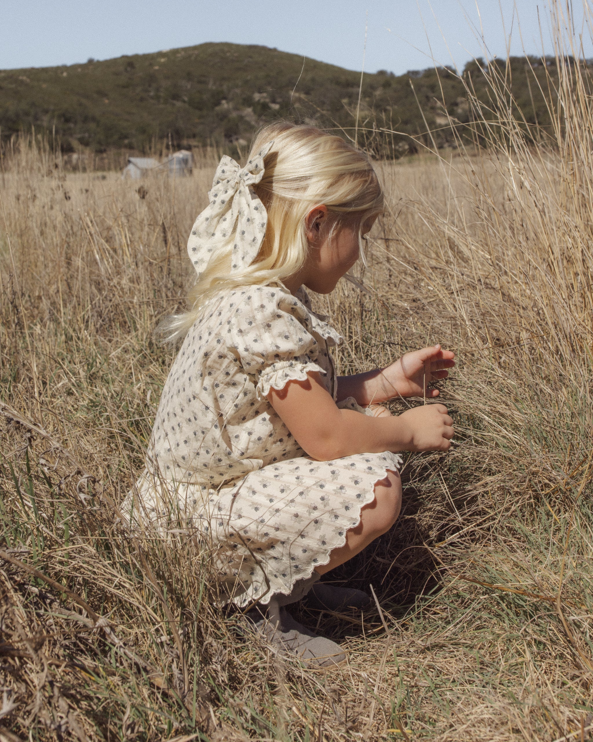 Smocked V Mini Skirt Vintage Fleur - Rylee + Cru | Kids Clothes | Trendy Baby Clothes | Modern Infant Outfits |