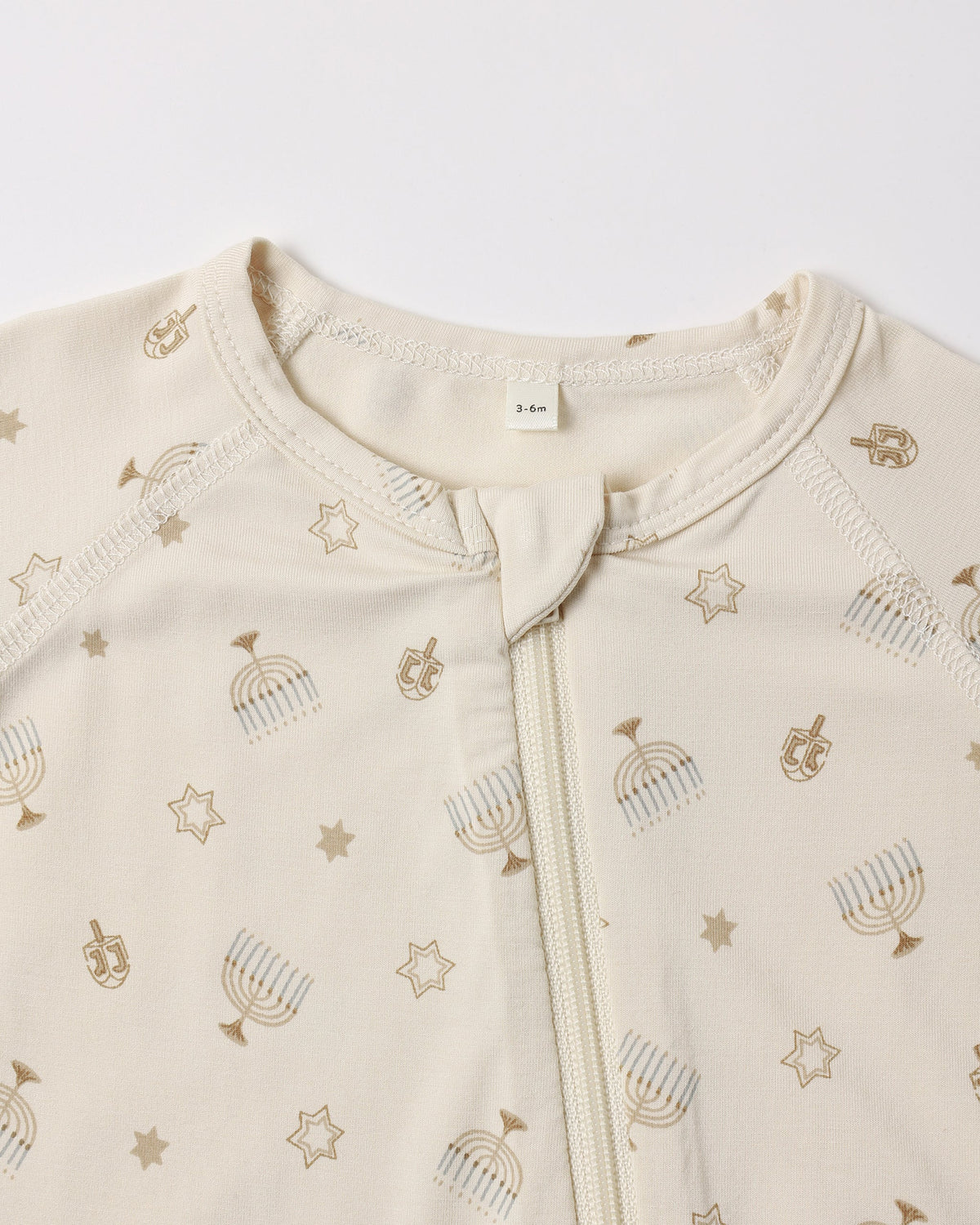 Bamboo Zip Footie Hanukkah - Rylee + Cru | Kids Clothes | Trendy Baby Clothes | Modern Infant Outfits |
