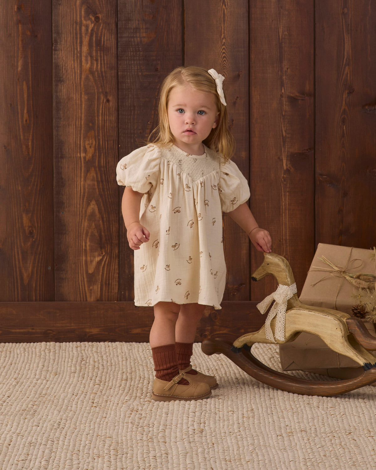 Carina Dress Rocking Horse - Rylee + Cru | Kids Clothes | Trendy Baby Clothes | Modern Infant Outfits |