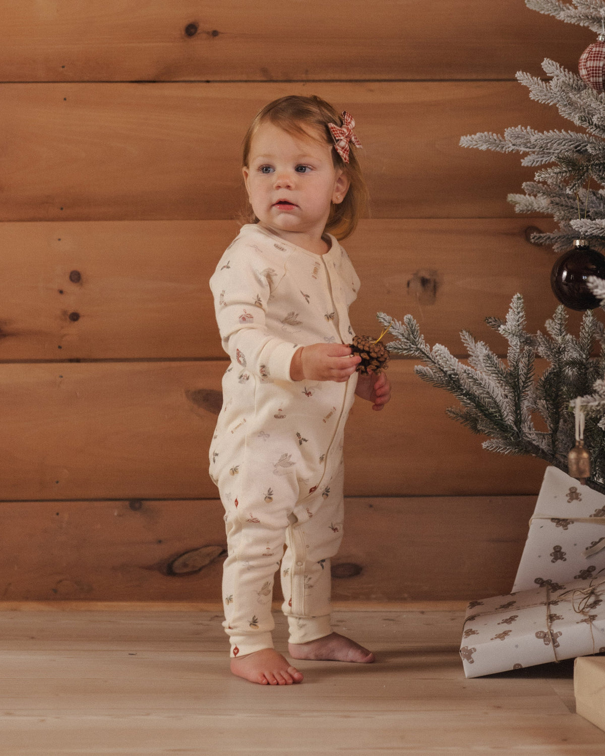 Organic Long John Pajamas Favorite Things - Rylee + Cru | Kids Clothes | Trendy Baby Clothes | Modern Infant Outfits |
