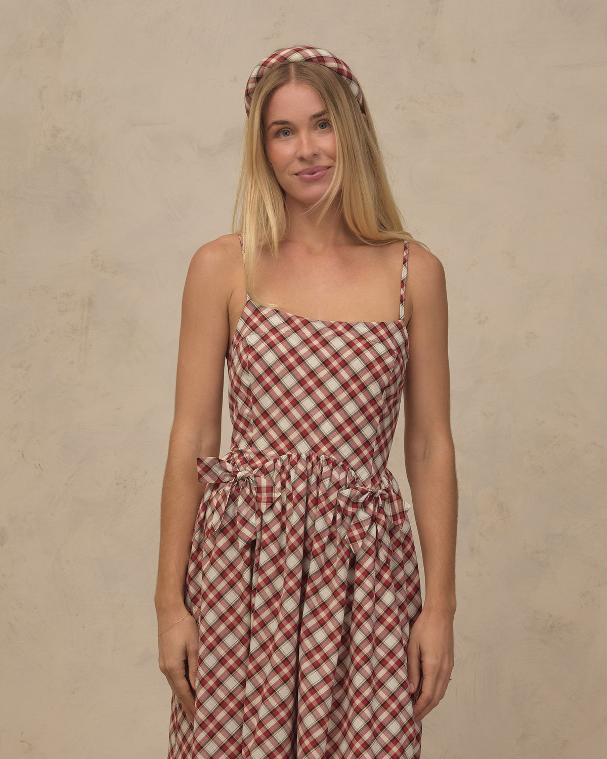 Women's Beatrice Midi Dress Holiday Tartan