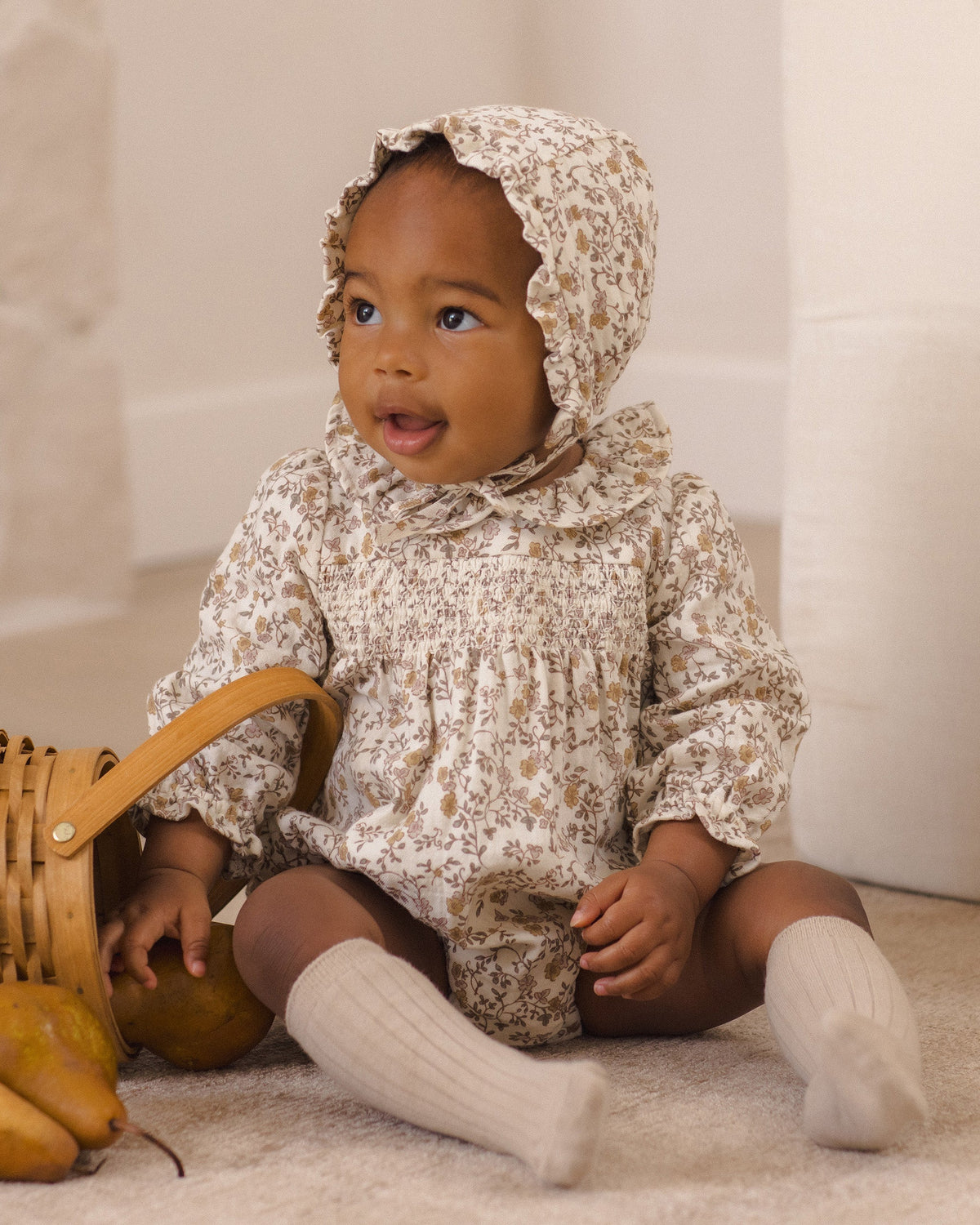 Callie Romper Posy - Rylee + Cru | Kids Clothes | Trendy Baby Clothes | Modern Infant Outfits |