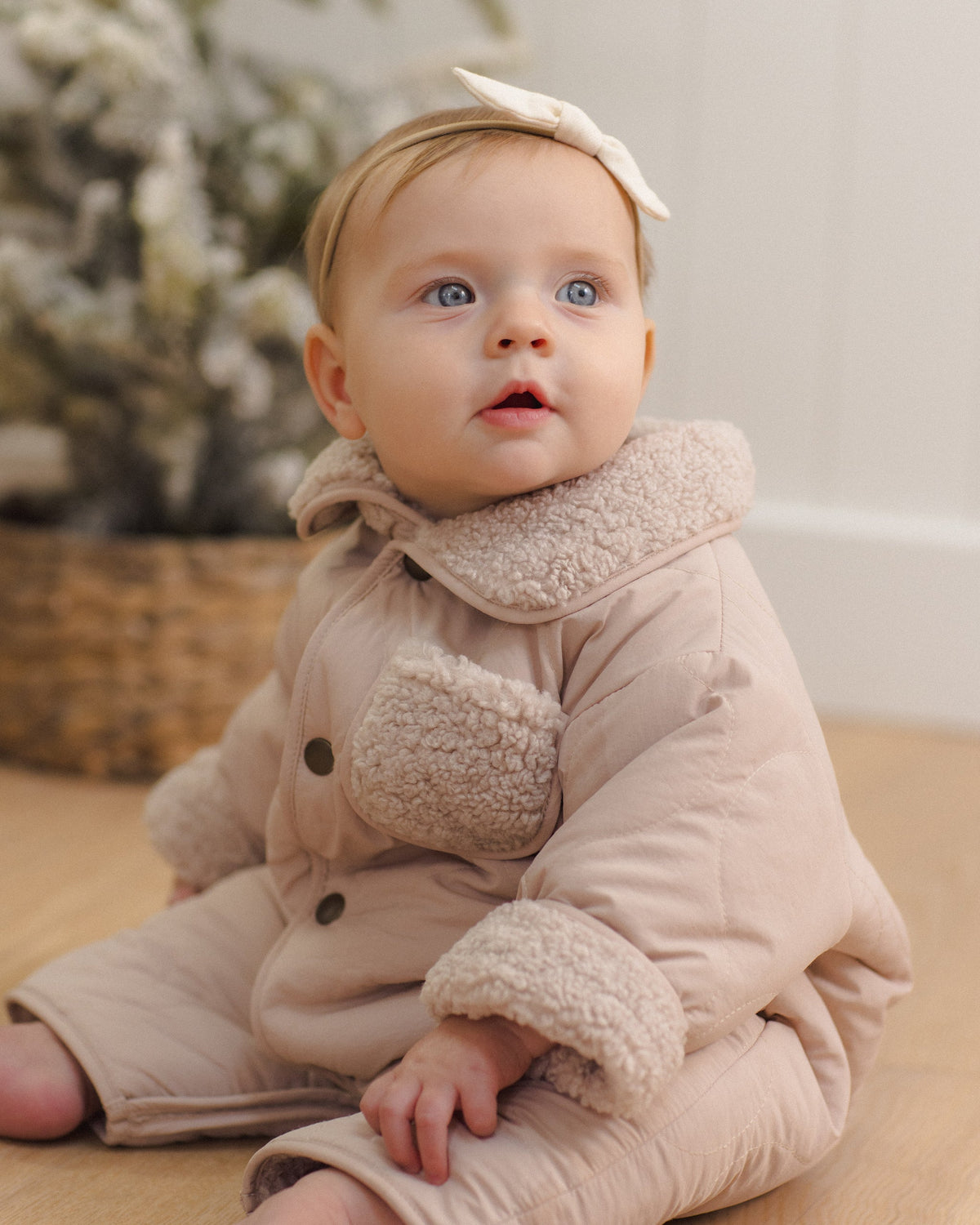 Shearling Jumpsuit Rose Water - Rylee + Cru | Kids Clothes | Trendy Baby Clothes | Modern Infant Outfits |