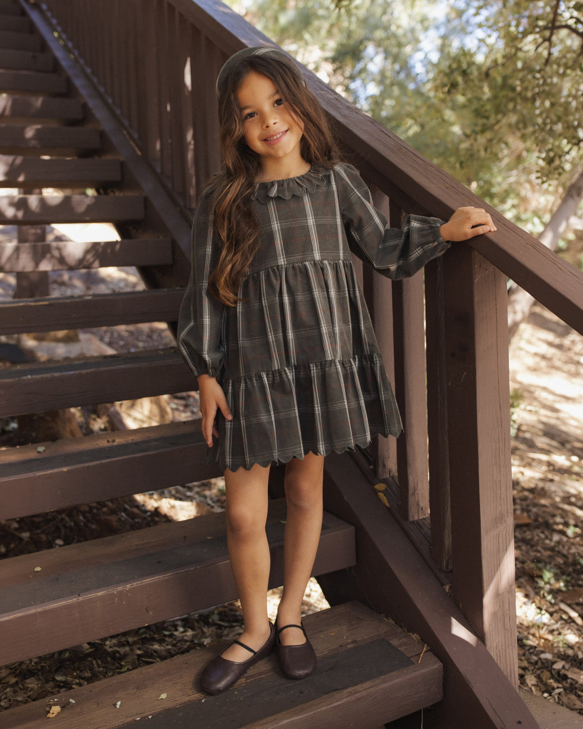 Fran Dress Holiday Plaid - Rylee + Cru | Kids Clothes | Trendy Baby Clothes | Modern Infant Outfits |