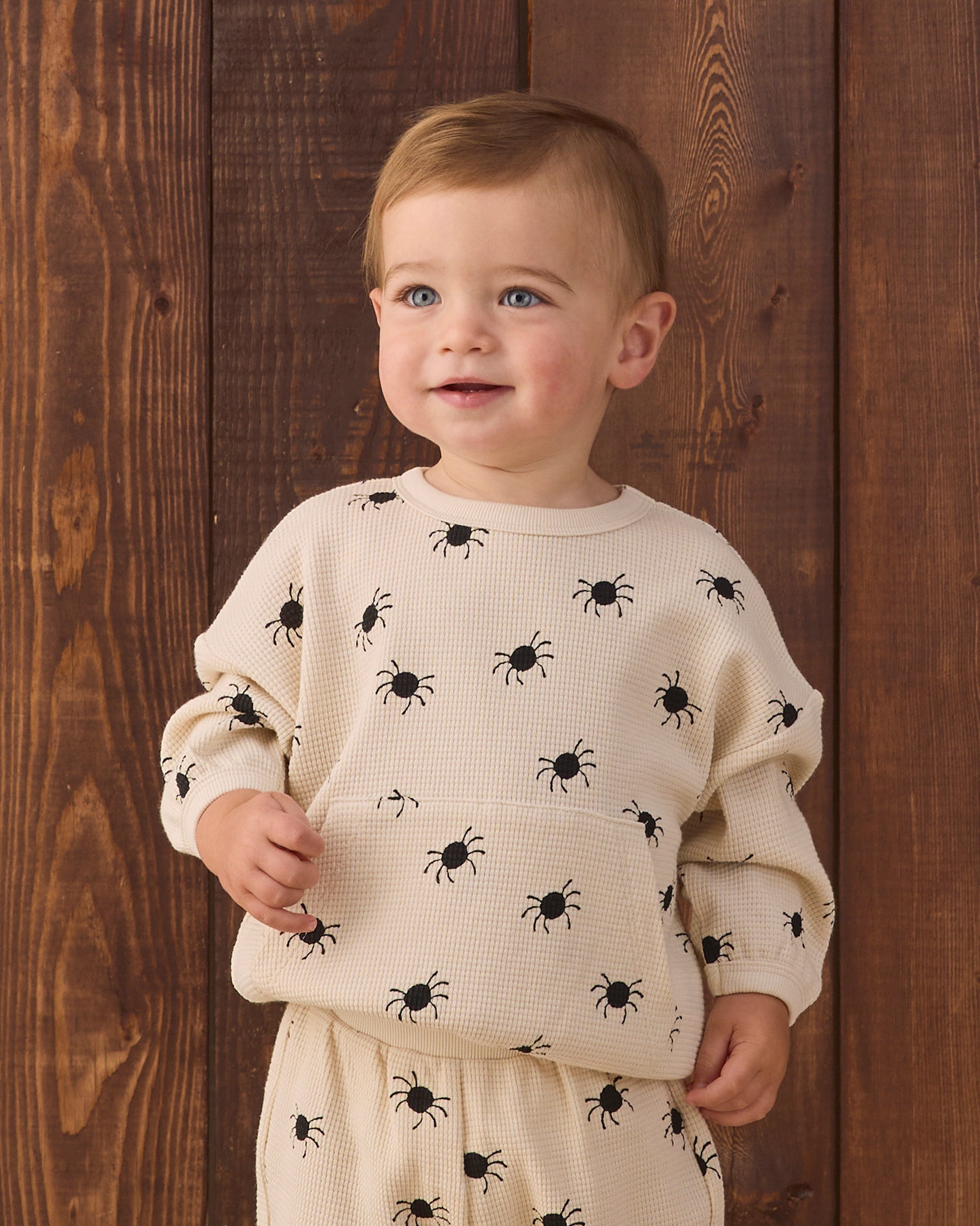 Waffle Slouch Set Bitsy Spider - Rylee + Cru | Kids Clothes | Trendy Baby Clothes | Modern Infant Outfits |