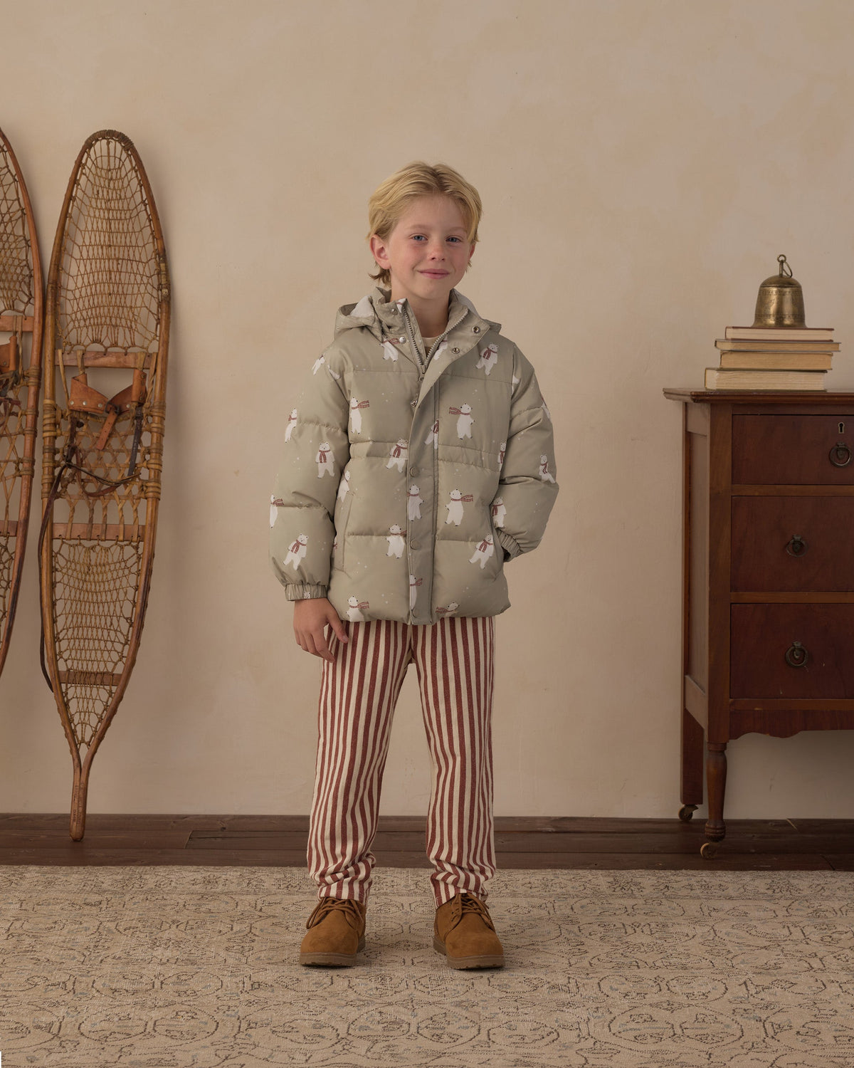 Puffer Jacket Polar Bears - Rylee + Cru | Kids Clothes | Trendy Baby Clothes | Modern Infant Outfits |