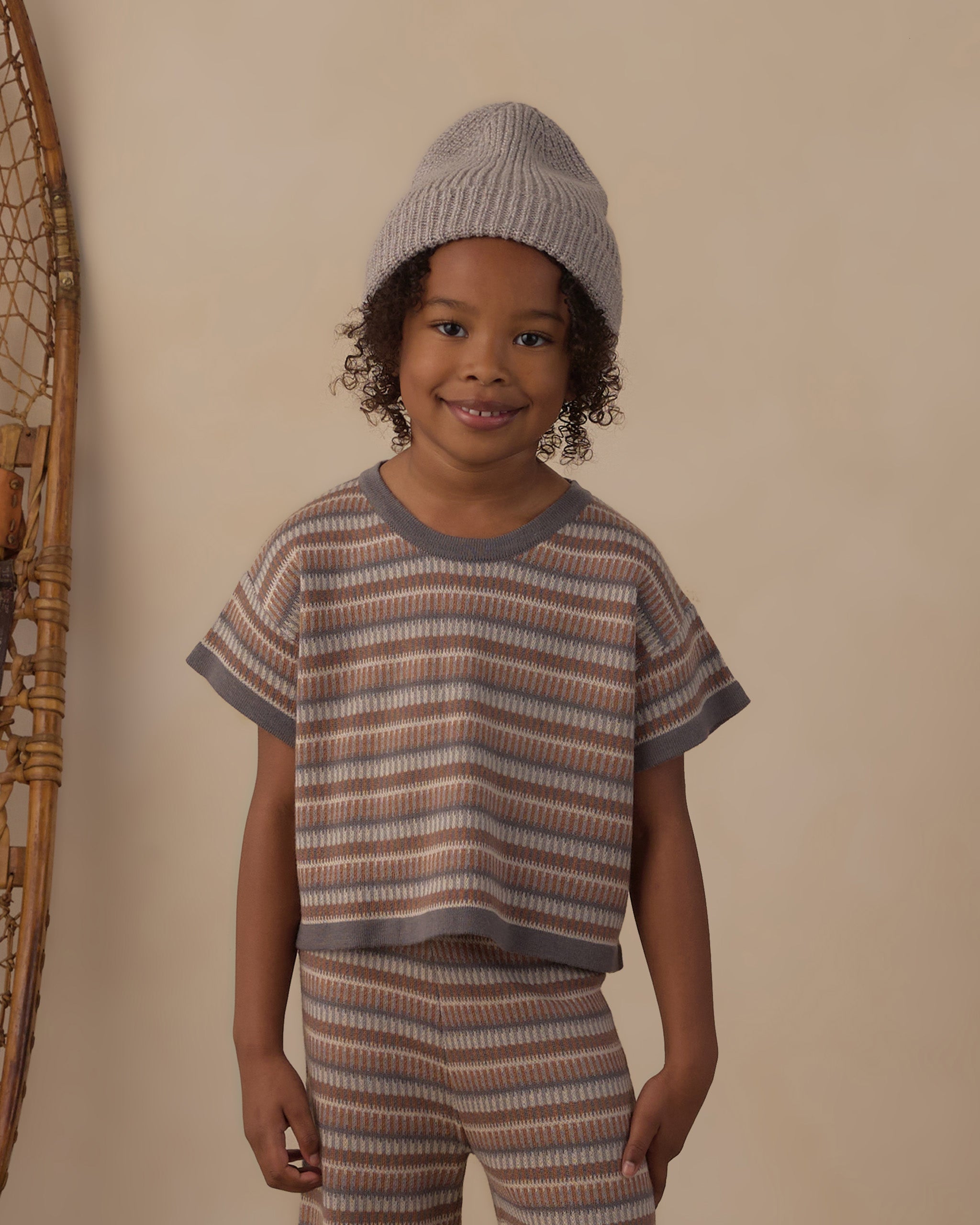 Knit Wide Leg Pant Multi-Stripe - Rylee + Cru | Kids Clothes | Trendy Baby Clothes | Modern Infant Outfits |