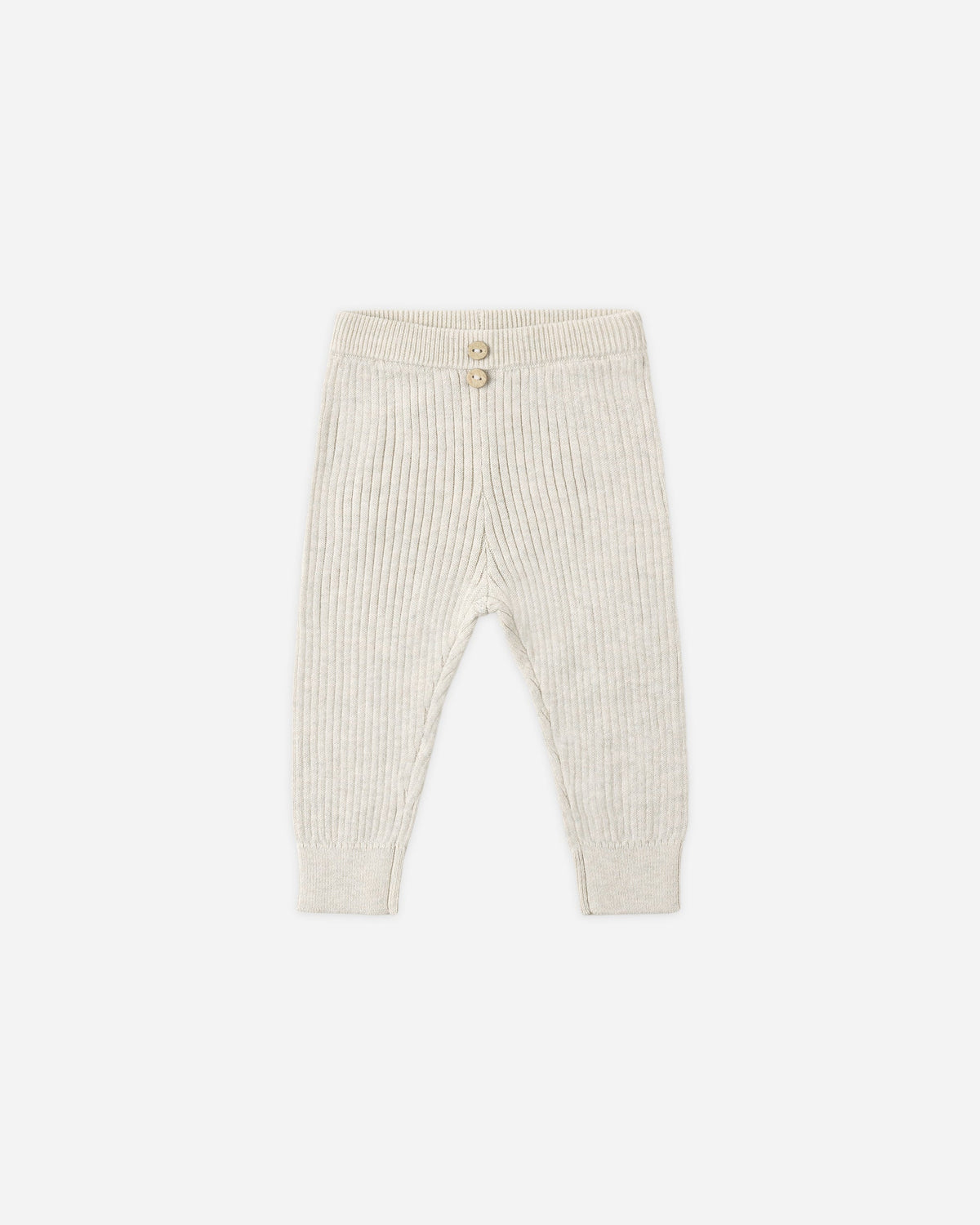 Rib Knit Legging Heathered Oatmeal - Rylee + Cru | Kids Clothes | Trendy Baby Clothes | Modern Infant Outfits |