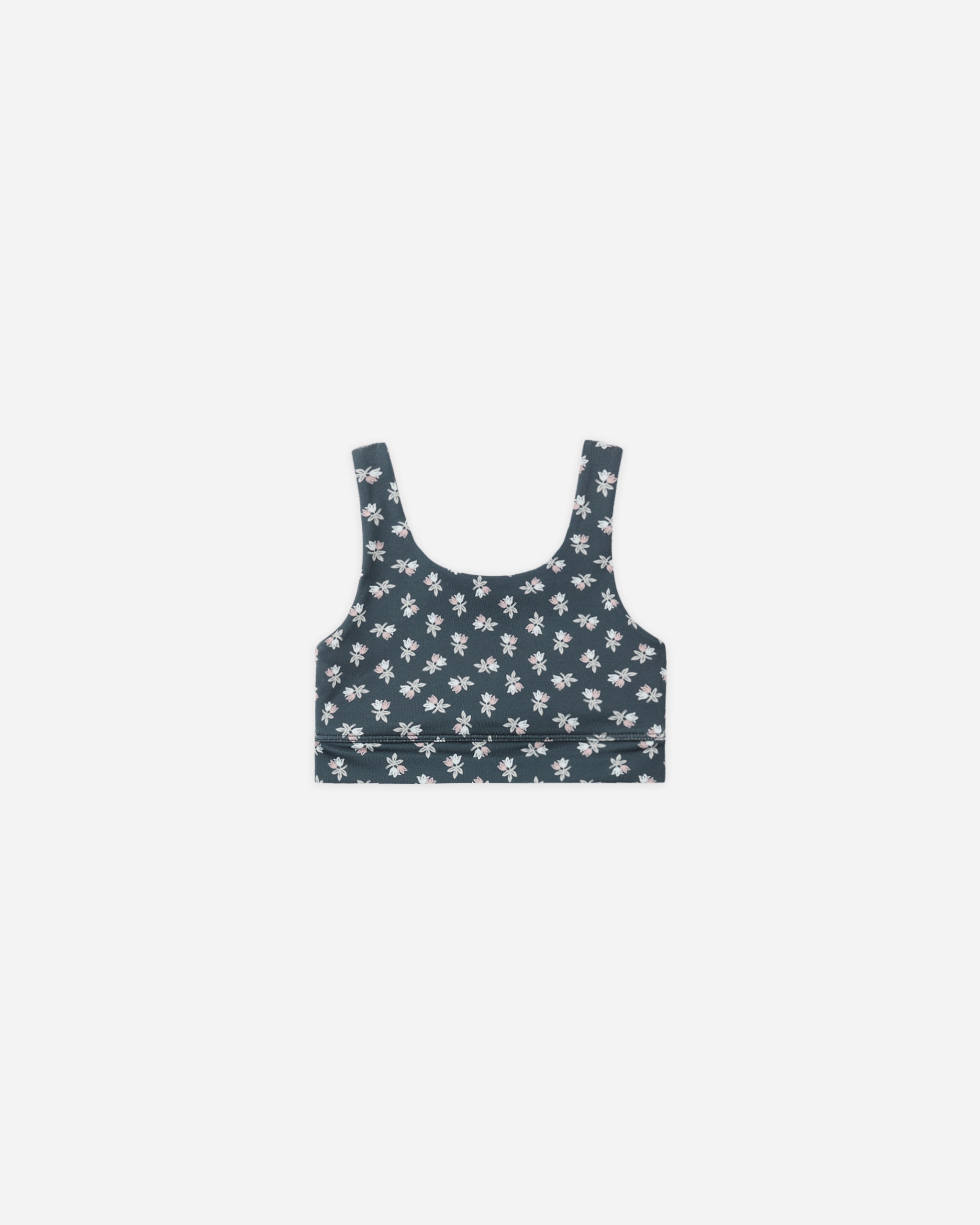 Swift Sports Bra Blue Blooms - Rylee + Cru | Kids Clothes | Trendy Baby Clothes | Modern Infant Outfits |
