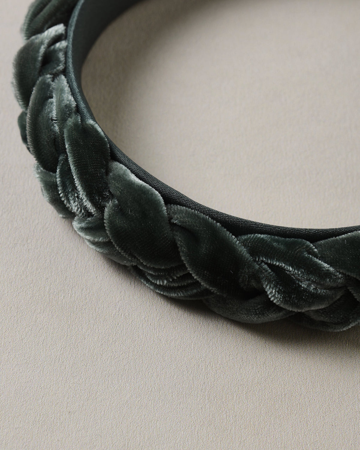 Braided Headband Green