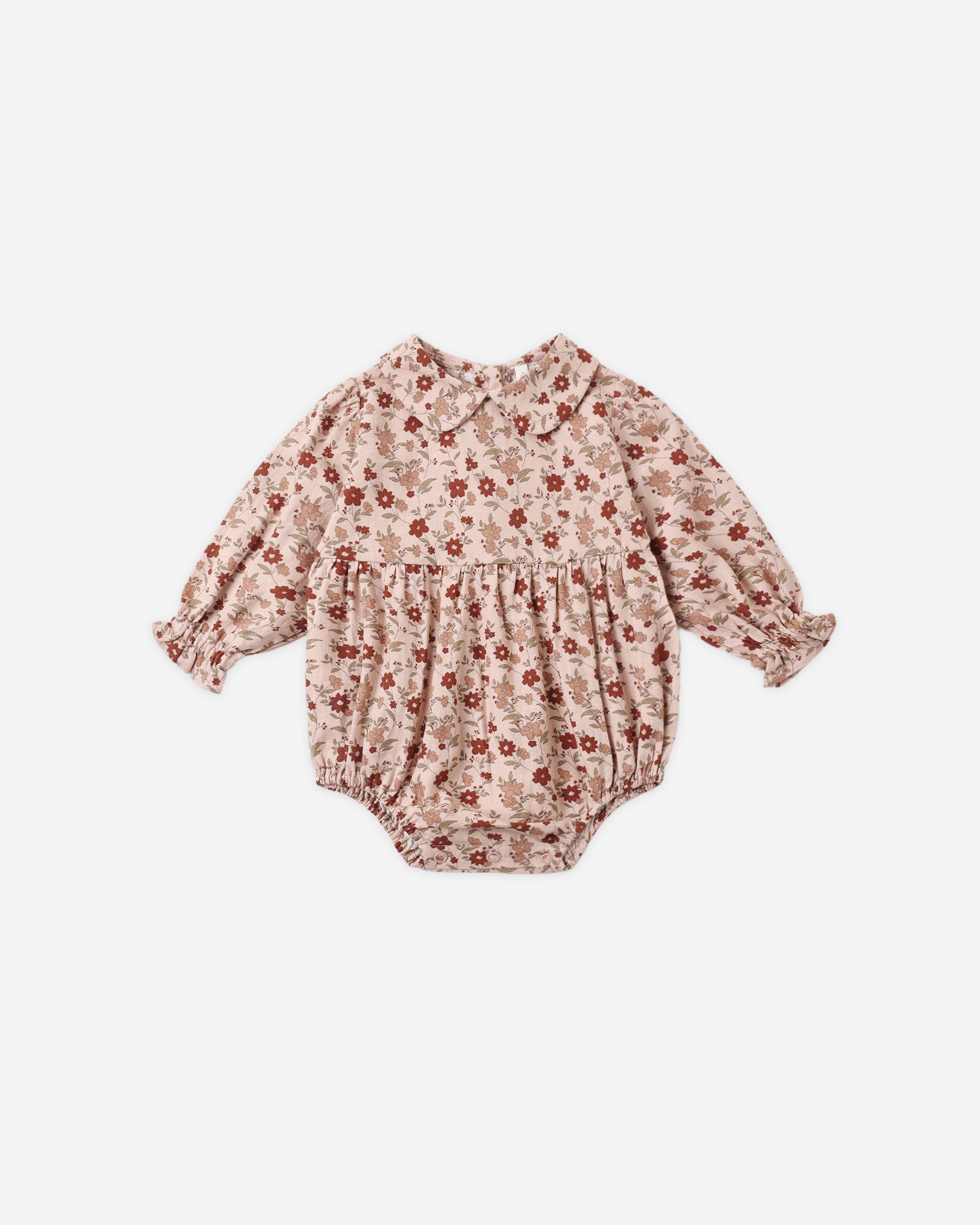 Cora Romper Pink Floral - Rylee + Cru | Kids Clothes | Trendy Baby Clothes | Modern Infant Outfits |