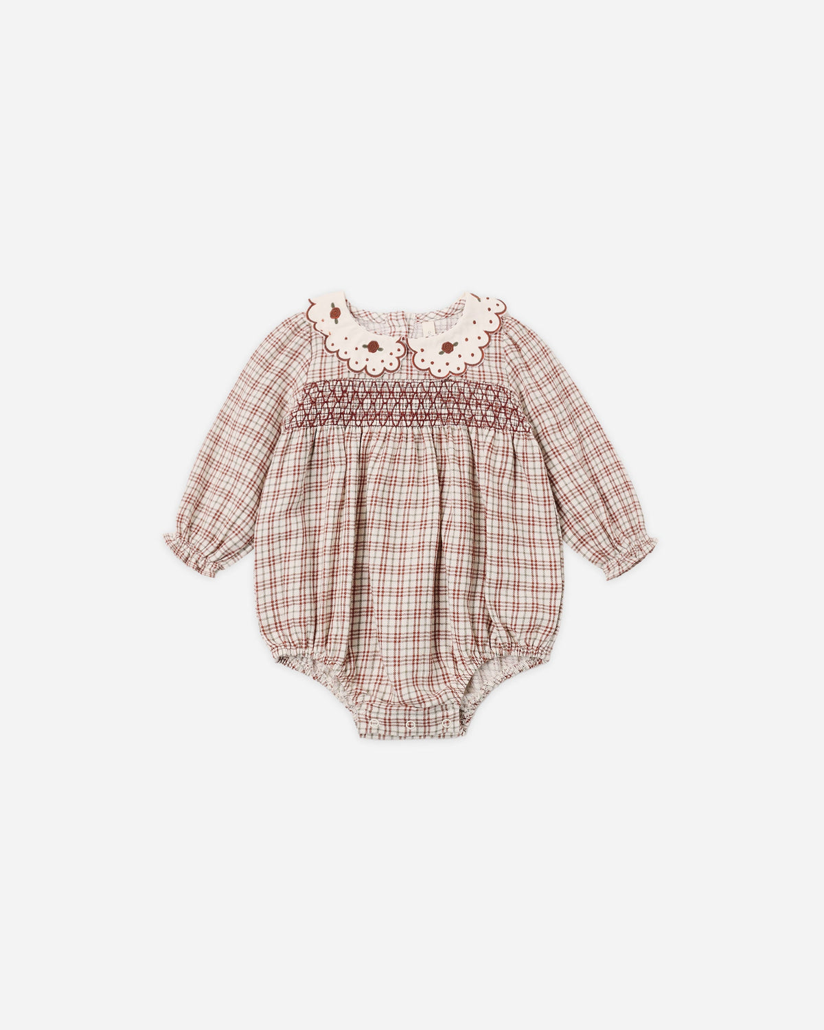 Callie Romper Christmas Plaid - Rylee + Cru | Kids Clothes | Trendy Baby Clothes | Modern Infant Outfits |