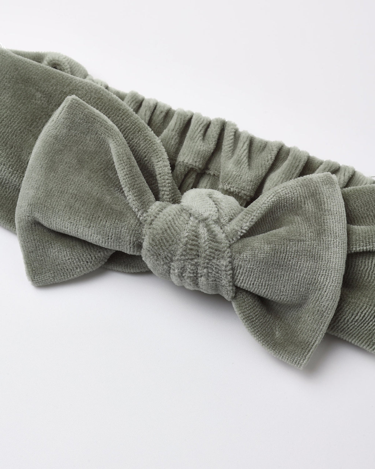 Velour Bow Headband Spruce - Rylee + Cru | Kids Clothes | Trendy Baby Clothes | Modern Infant Outfits |