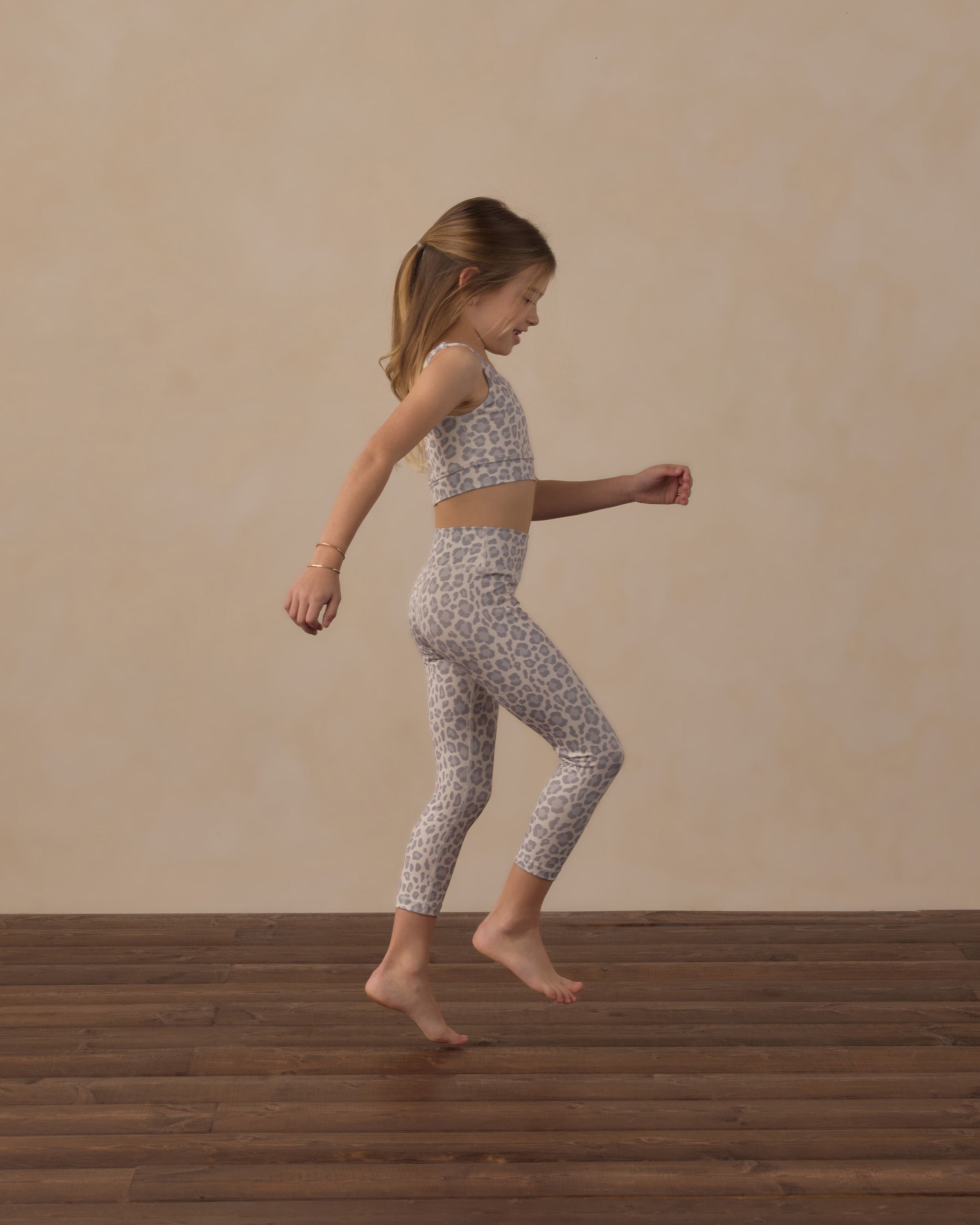 Basic Legging Blue Leopard - Rylee + Cru | Kids Clothes | Trendy Baby Clothes | Modern Infant Outfits |