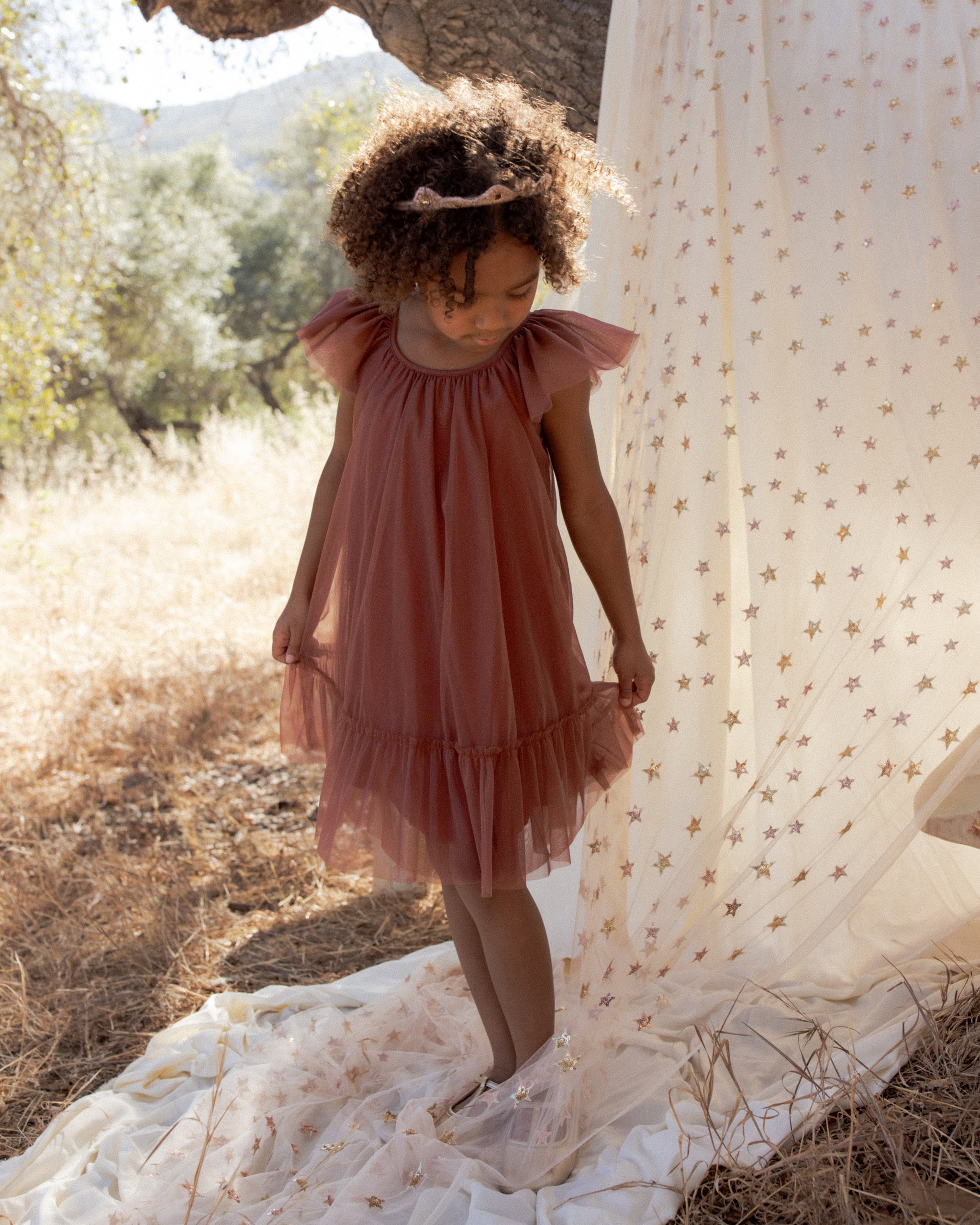 Edie Dress Spice - Rylee + Cru | Kids Clothes | Trendy Baby Clothes | Modern Infant Outfits |