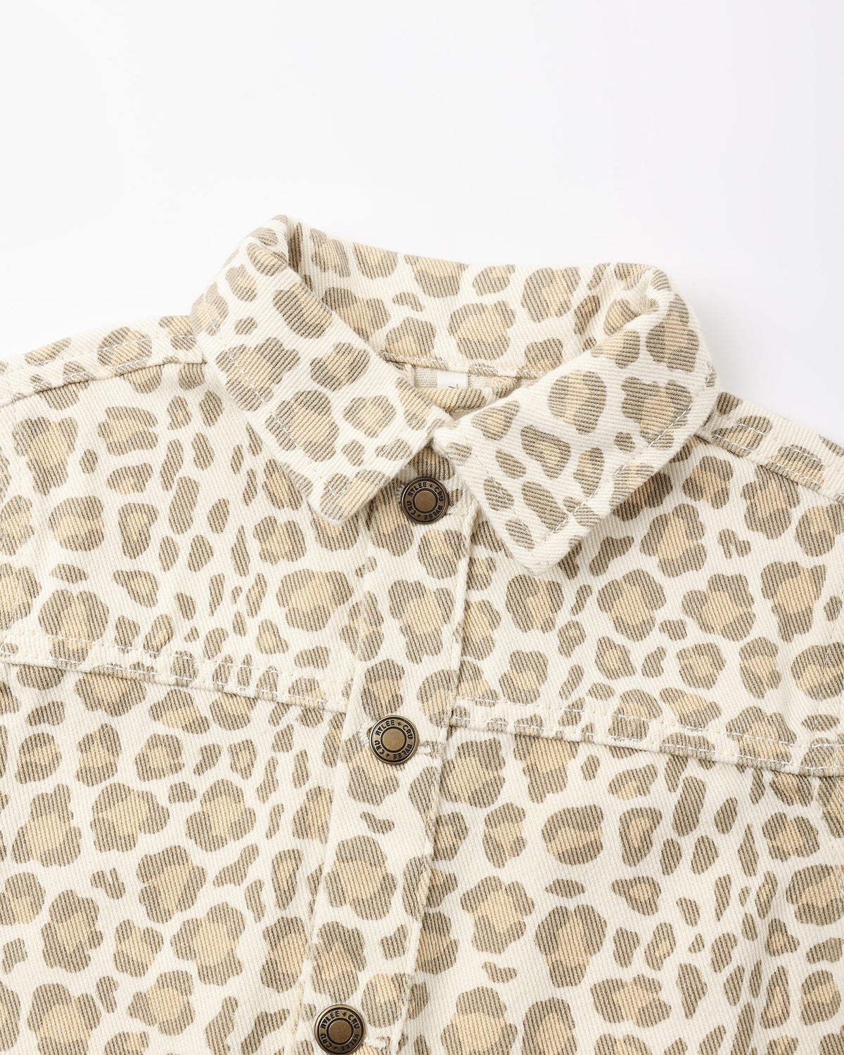 Denim Chore Coat Leopard - Rylee + Cru | Kids Clothes | Trendy Baby Clothes | Modern Infant Outfits |