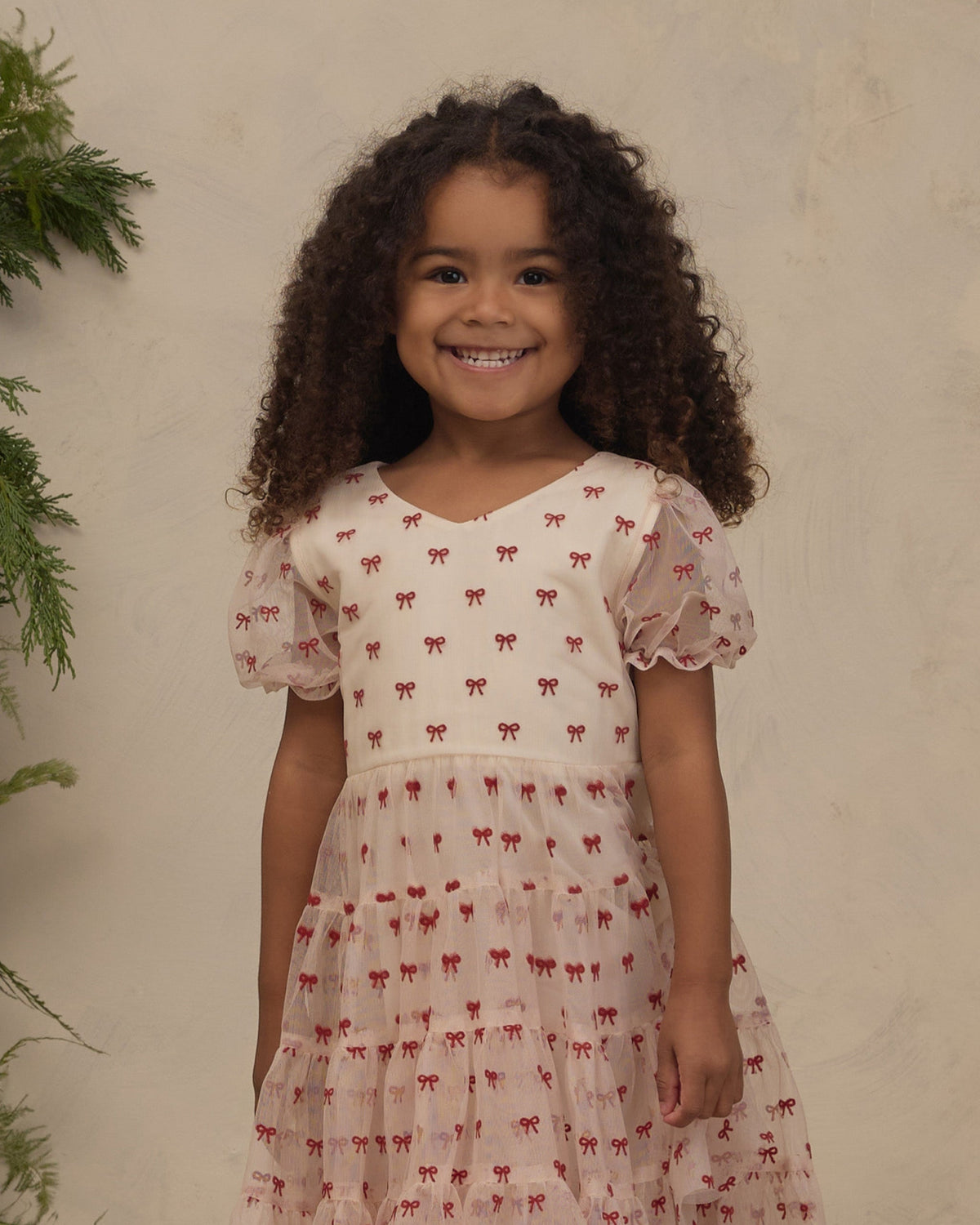 Robe Dottie à nœuds rubis