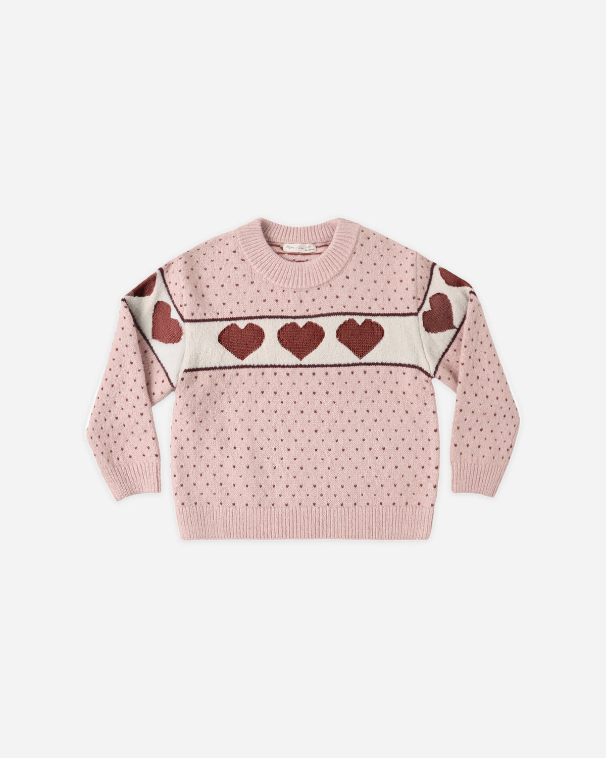 Reagan Sweater Hearts - Rylee + Cru | Kids Clothes | Trendy Baby Clothes | Modern Infant Outfits |