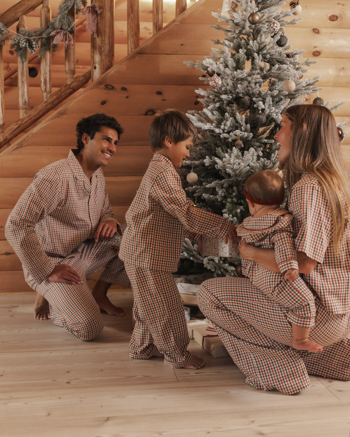 Men's Pajama Top Holiday Gingham - Rylee + Cru | Kids Clothes | Trendy Baby Clothes | Modern Infant Outfits |