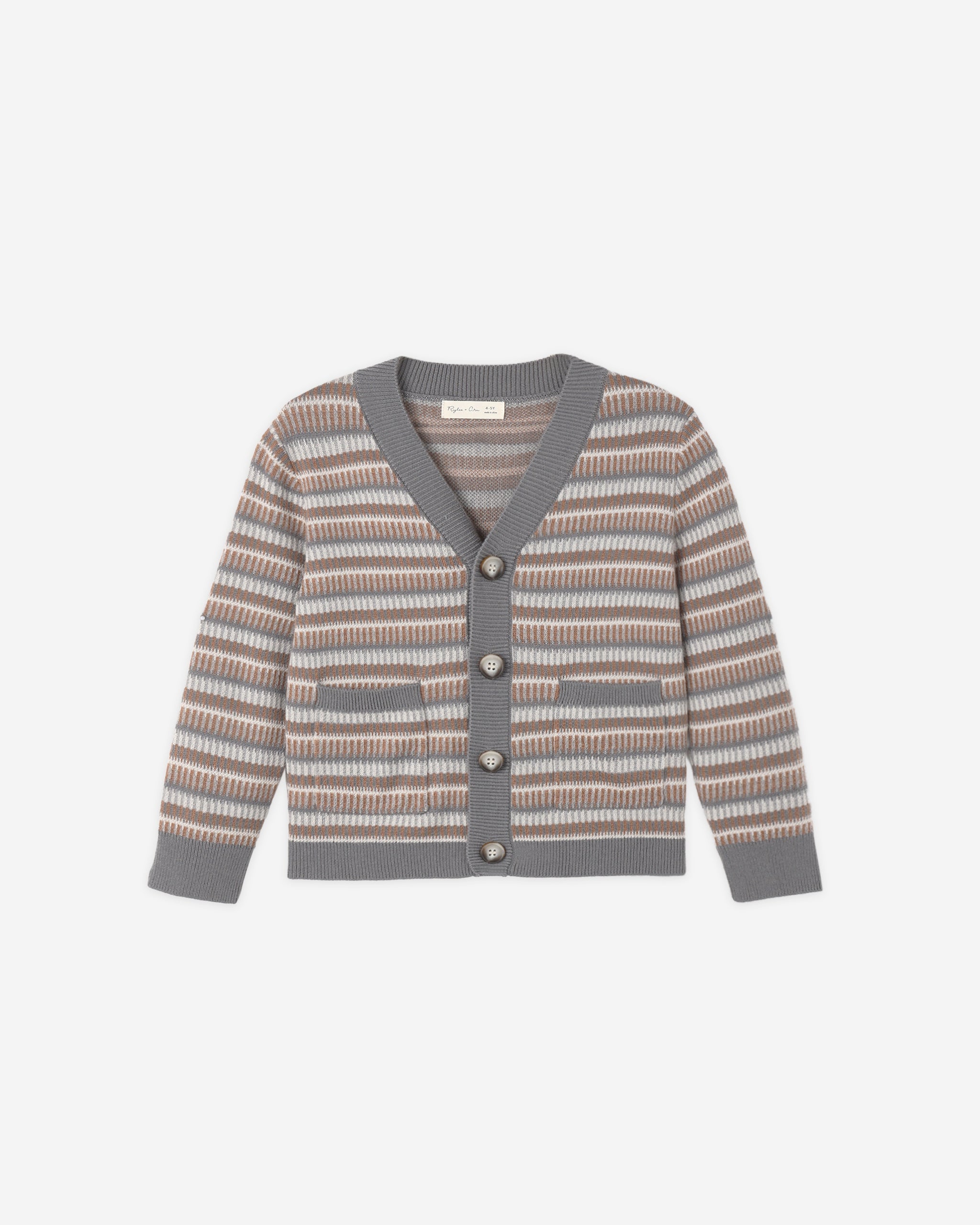 Wynn Cardigan Multi-Stripe - Rylee + Cru | Kids Clothes | Trendy Baby Clothes | Modern Infant Outfits |