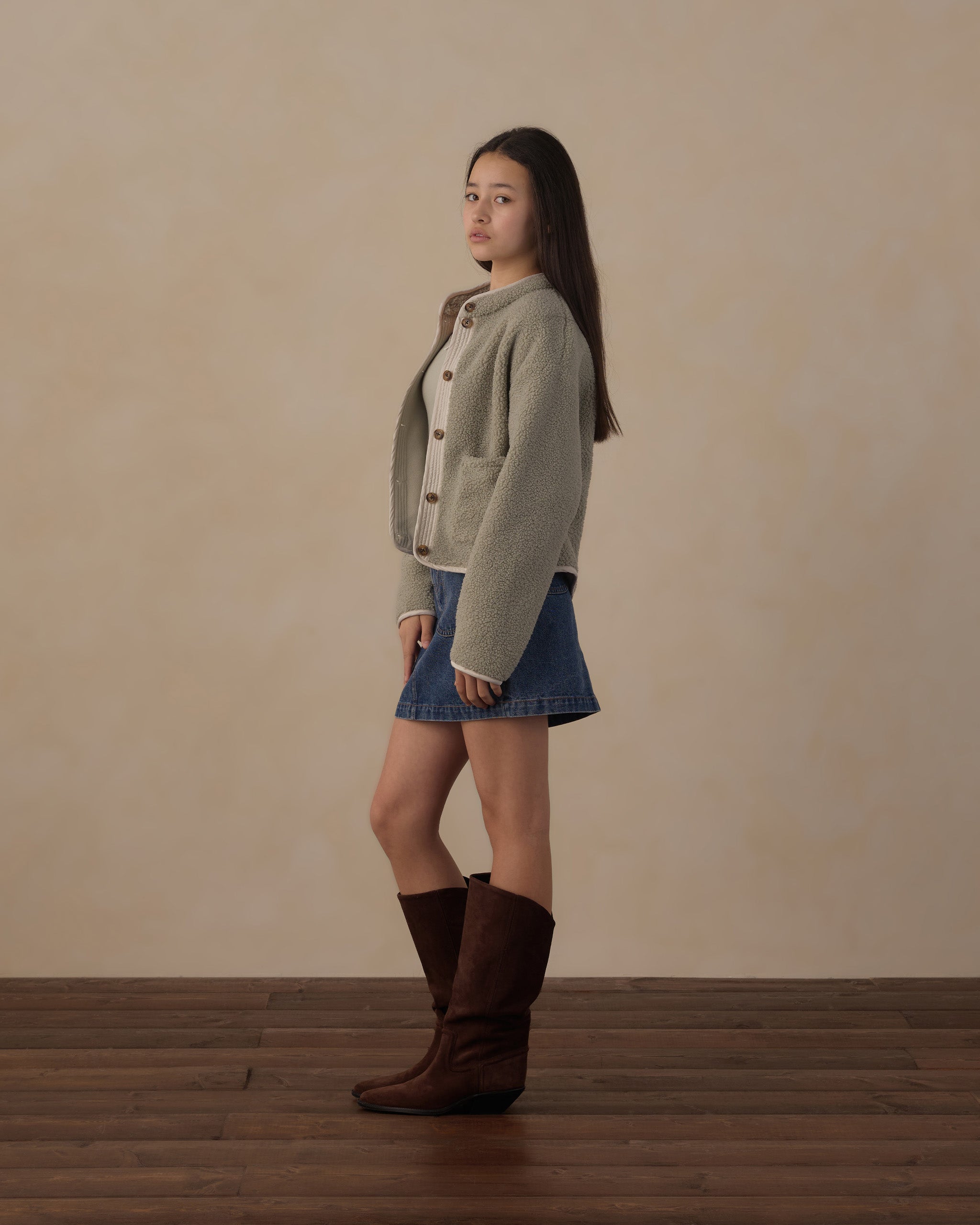 Teen Chalet Jacket Sage - Rylee + Cru | Kids Clothes | Trendy Baby Clothes | Modern Infant Outfits |