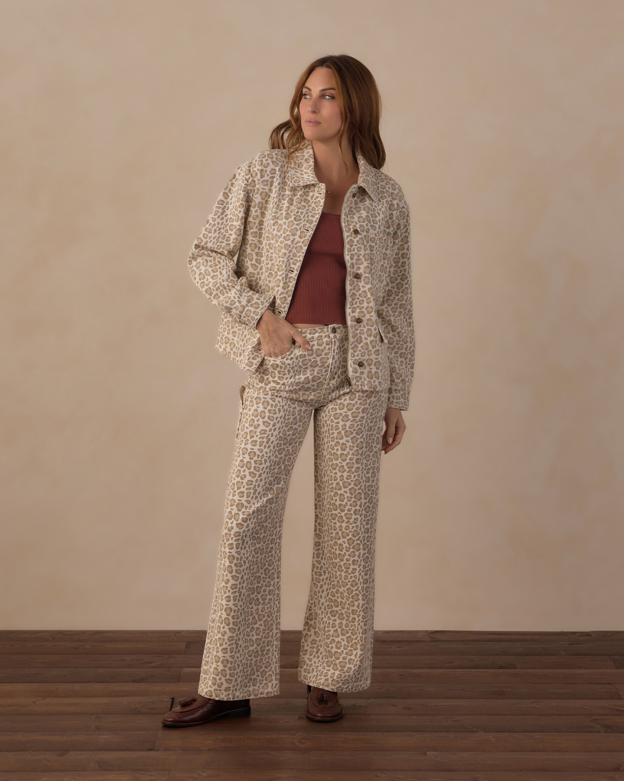 Women's Claire Jacket Leopard - Rylee + Cru | Kids Clothes | Trendy Baby Clothes | Modern Infant Outfits |