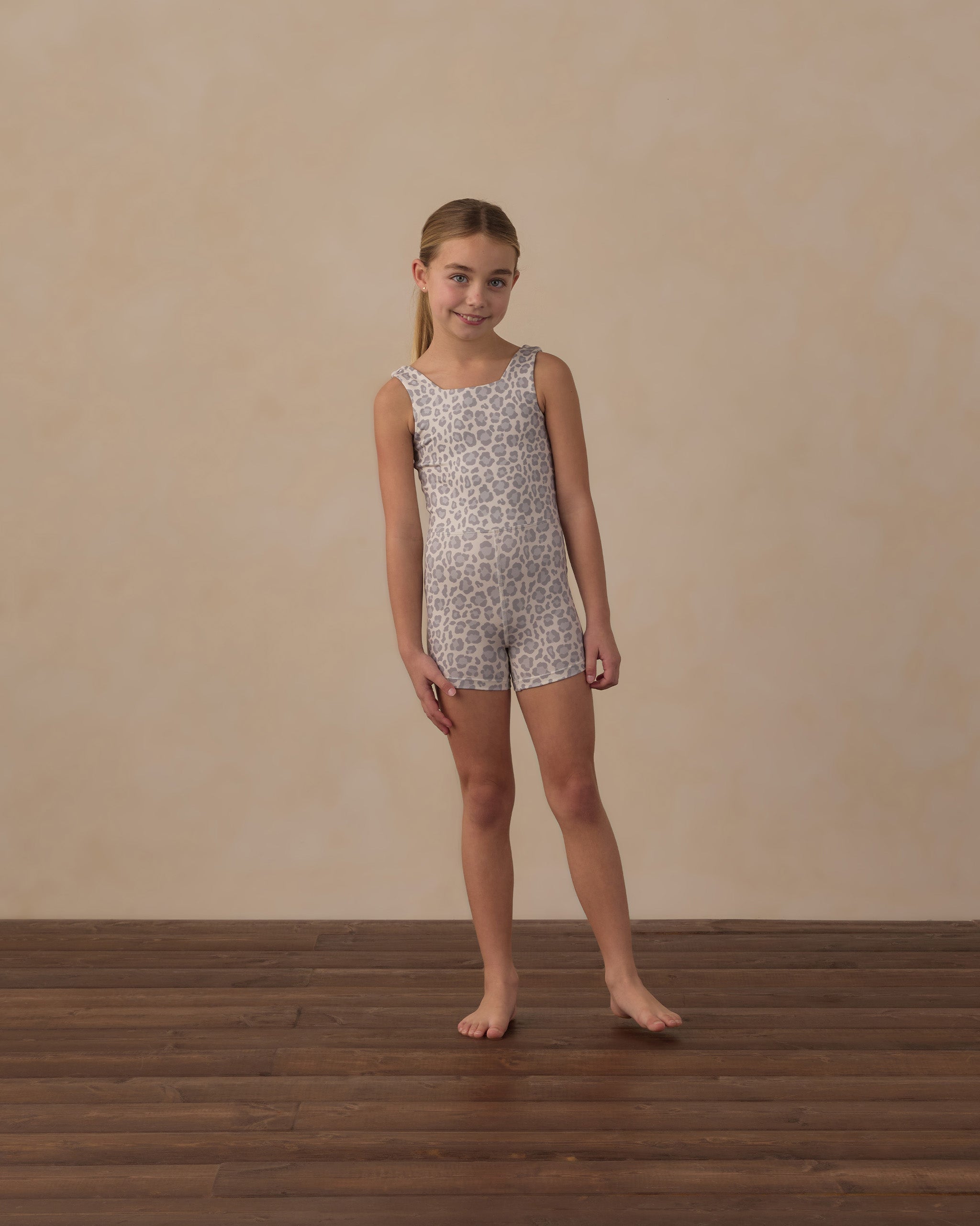 Malibu Bodysuit Blue Leopard - Rylee + Cru | Kids Clothes | Trendy Baby Clothes | Modern Infant Outfits |