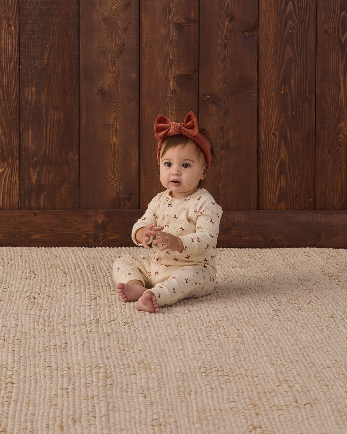 Long John Red Bows - Rylee + Cru | Kids Clothes | Trendy Baby Clothes | Modern Infant Outfits |