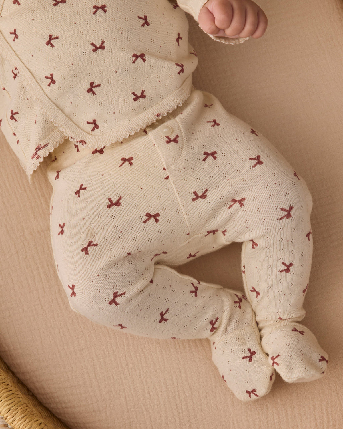 Take Home Set Red Bows - Rylee + Cru | Kids Clothes | Trendy Baby Clothes | Modern Infant Outfits |