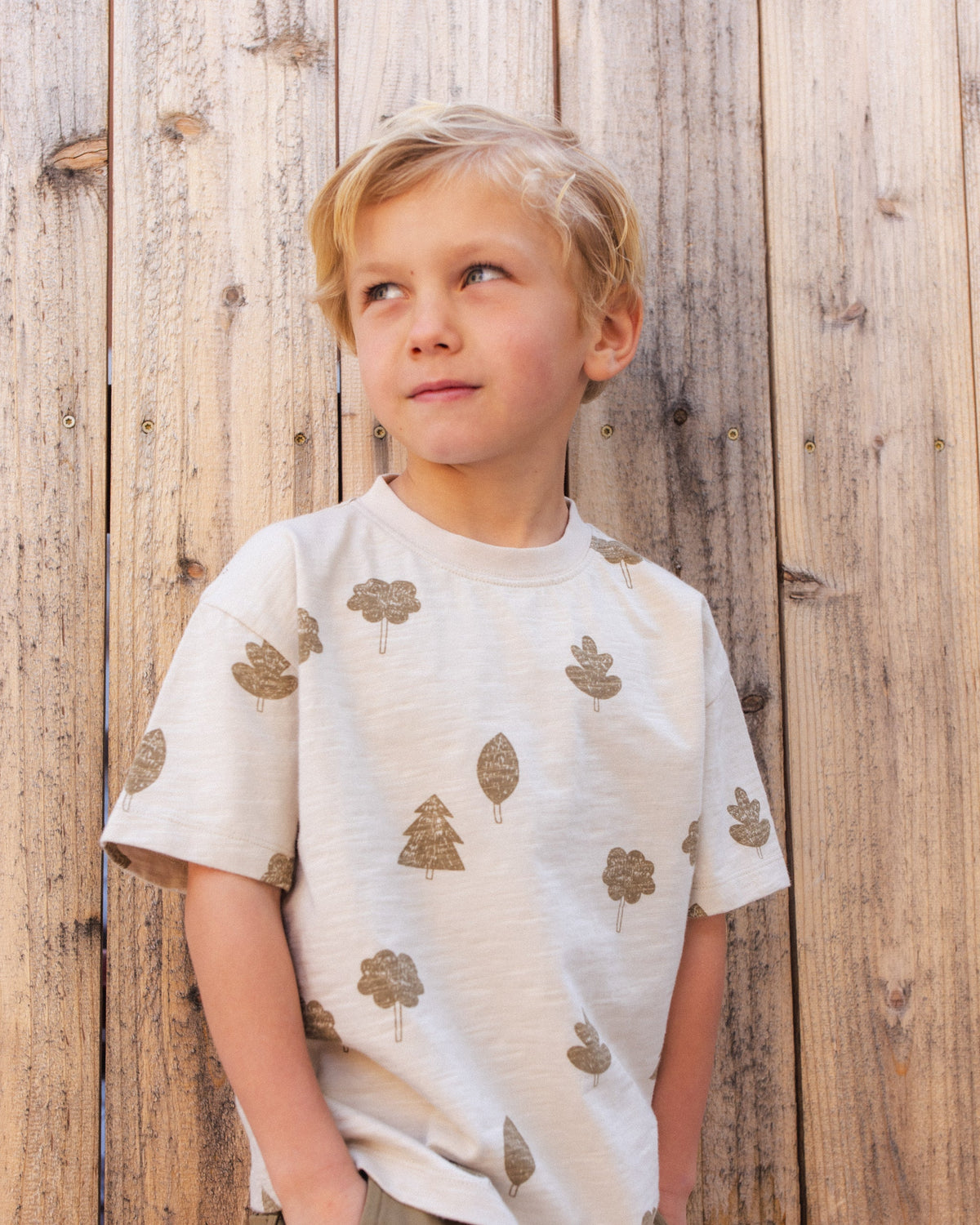 Relaxed Tee Woods - Rylee + Cru | Kids Clothes | Trendy Baby Clothes | Modern Infant Outfits |